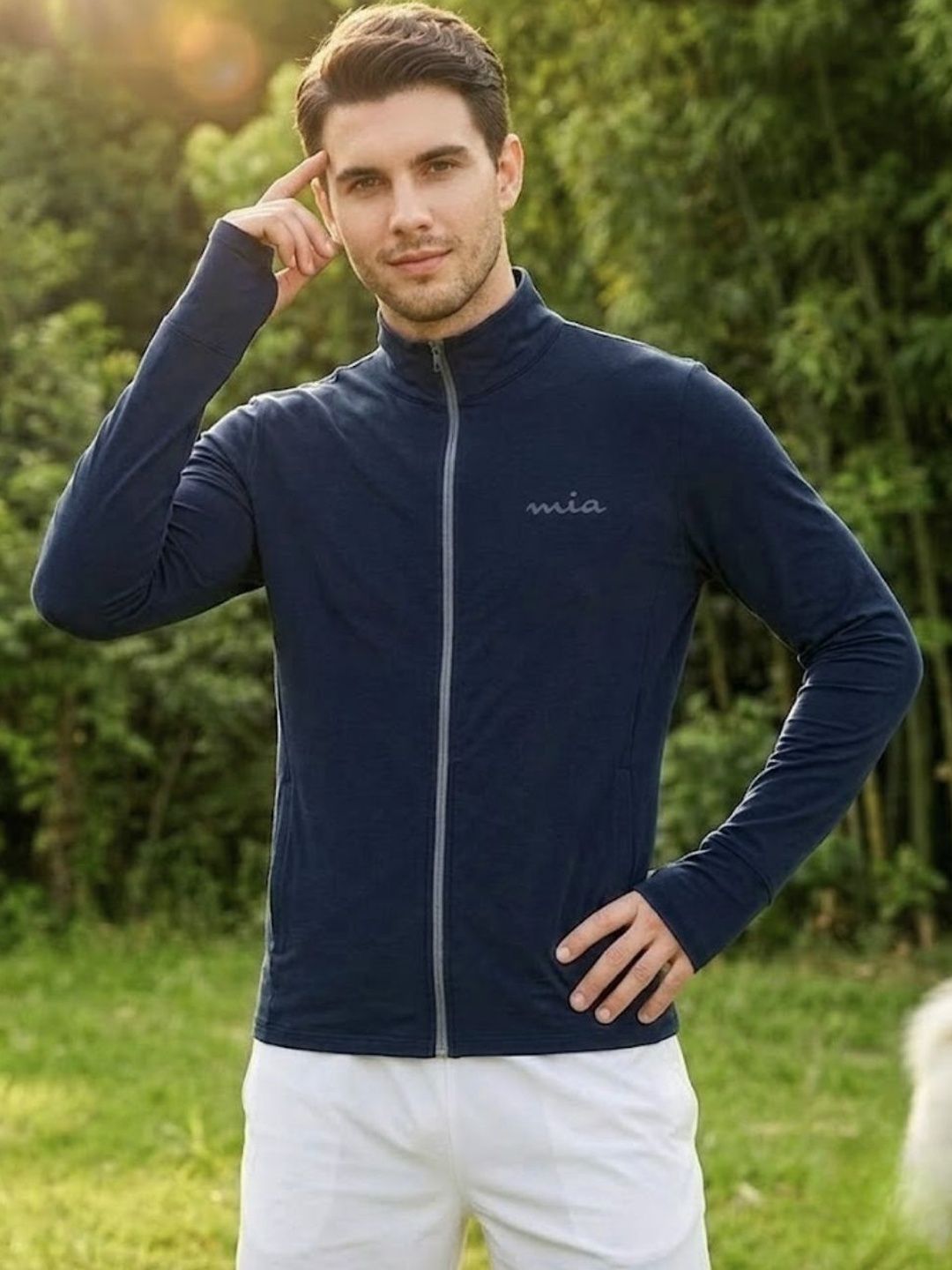 CARABA Men Windcheater Outdoor Bomber Jacket