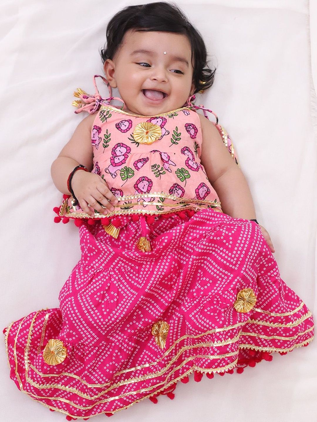 BownBee Girls Ready to Wear Lehenga &