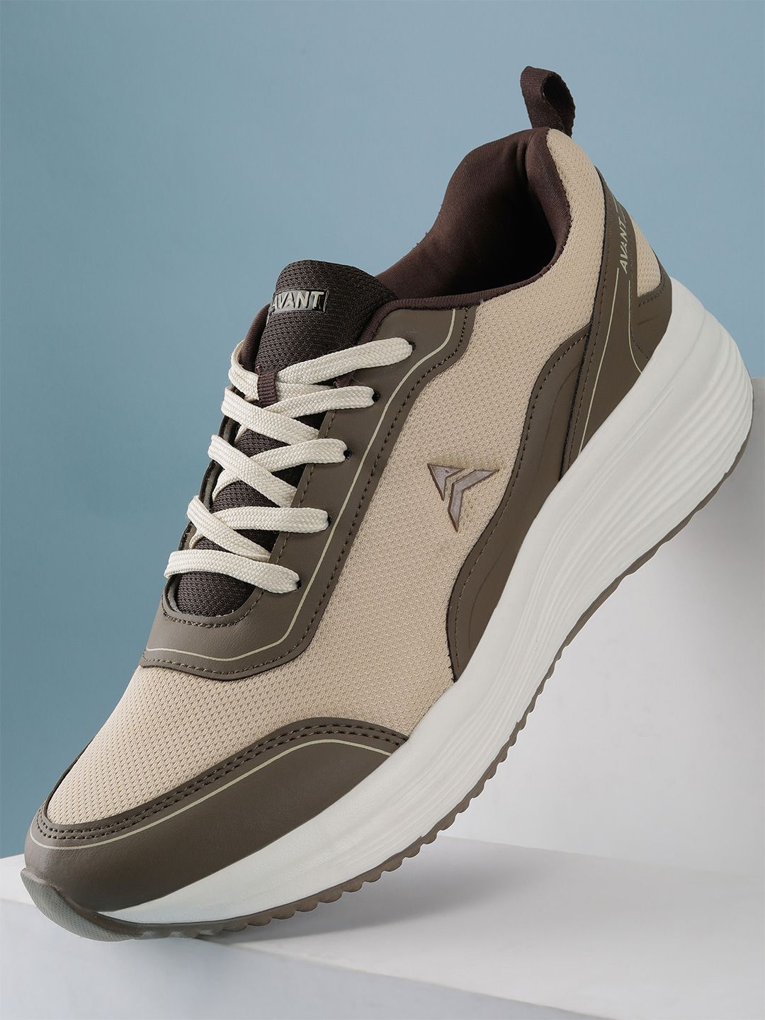 AVANT Men SoleEase Walking Shoes - Brown/Beige