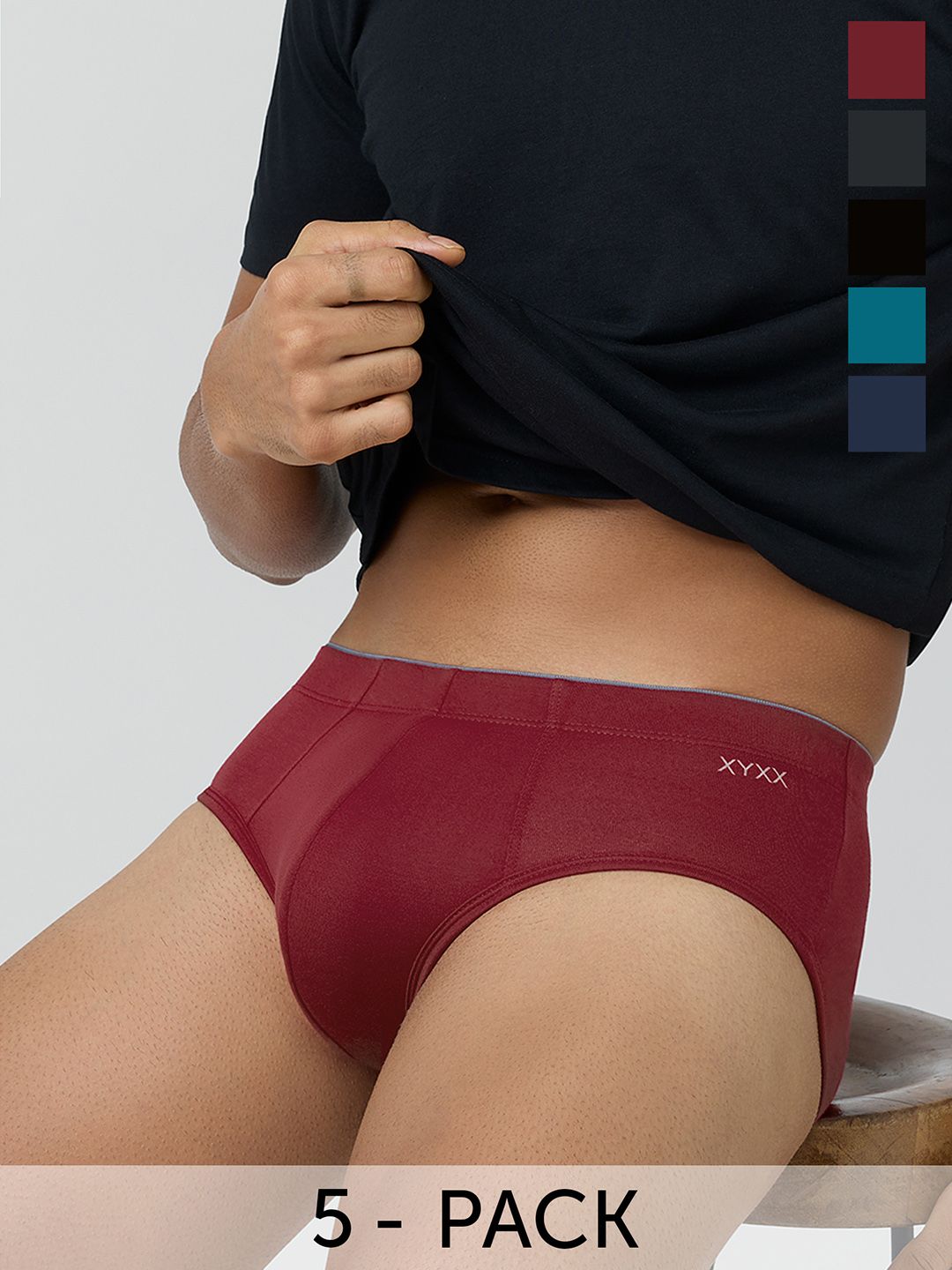 XIA0426 Buy XYXX Men IntelliSoft Antimicrobial Micro Modal Pack of 7