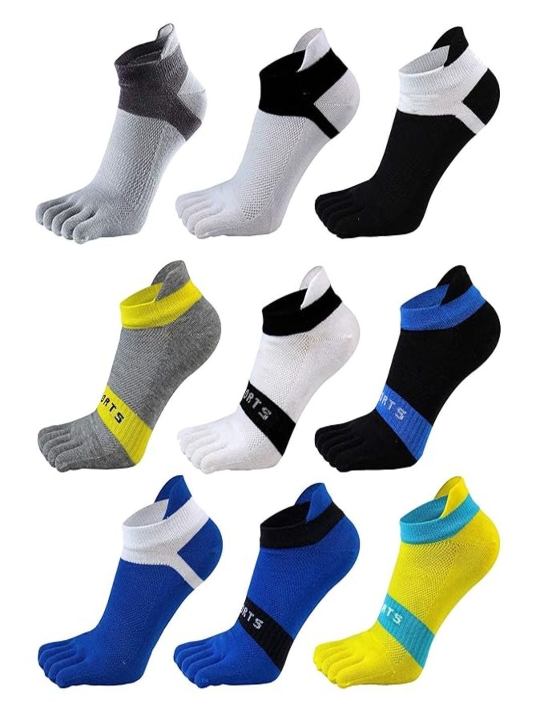LORITTA Men Cotton Blend Assorted Socks
