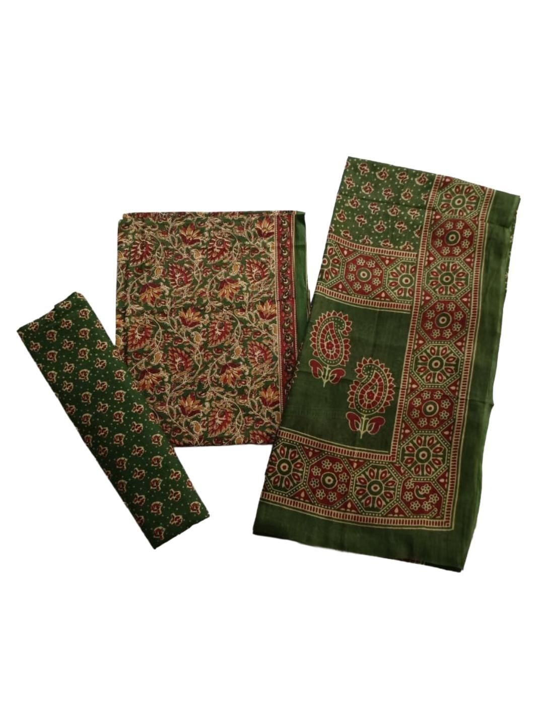 DRAVINAM Trends Jaipuri Cotton Unstitched Salwar Suit Dress Material