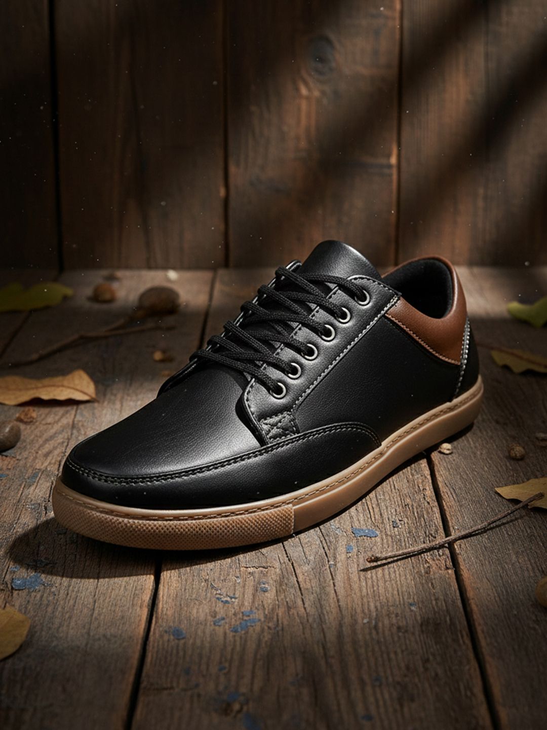 The Roadster Lifestyle Co Men Round Toe Lace-Ups Sneakers