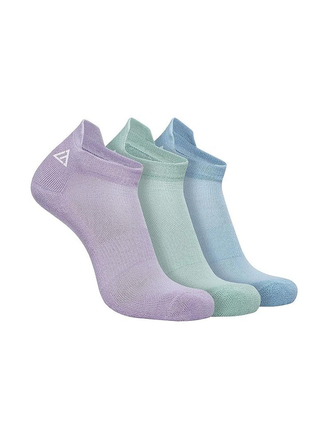 LINTON TAYLOR Unisex Pack of 3 Bamboo Patterned Ankle Length Socks