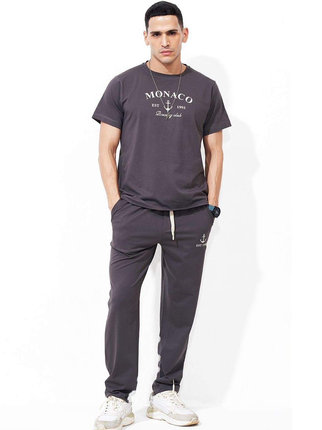 WEET Men Printed Night suit