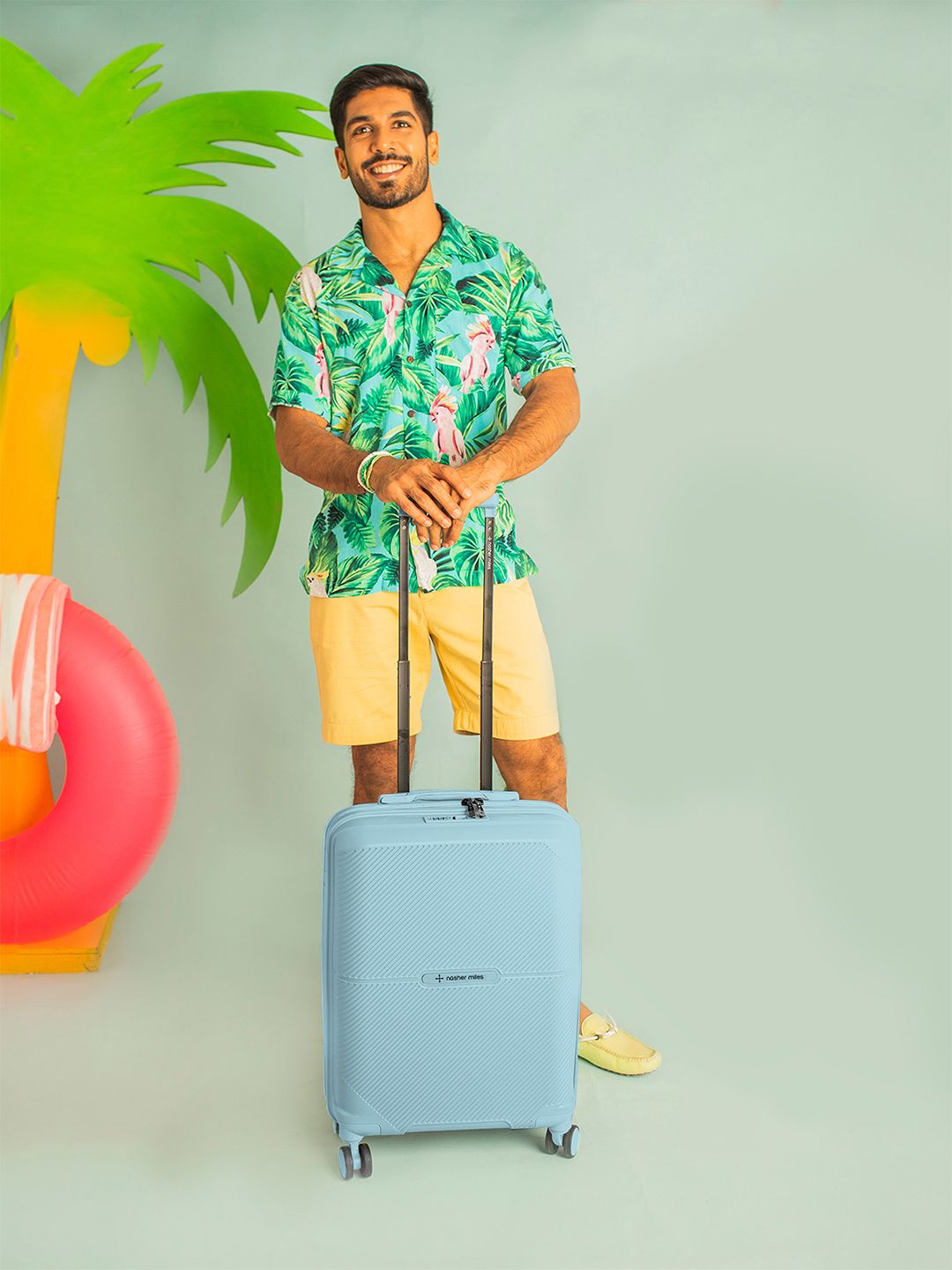 Buy Nasher Miles Hawaii Polypropylene TSA Lock Cabin Dark Green