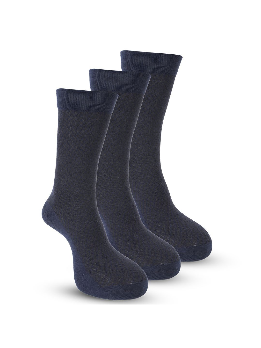 RYSN Men Pack of 3 Cotton Patterned Calf Length Socks