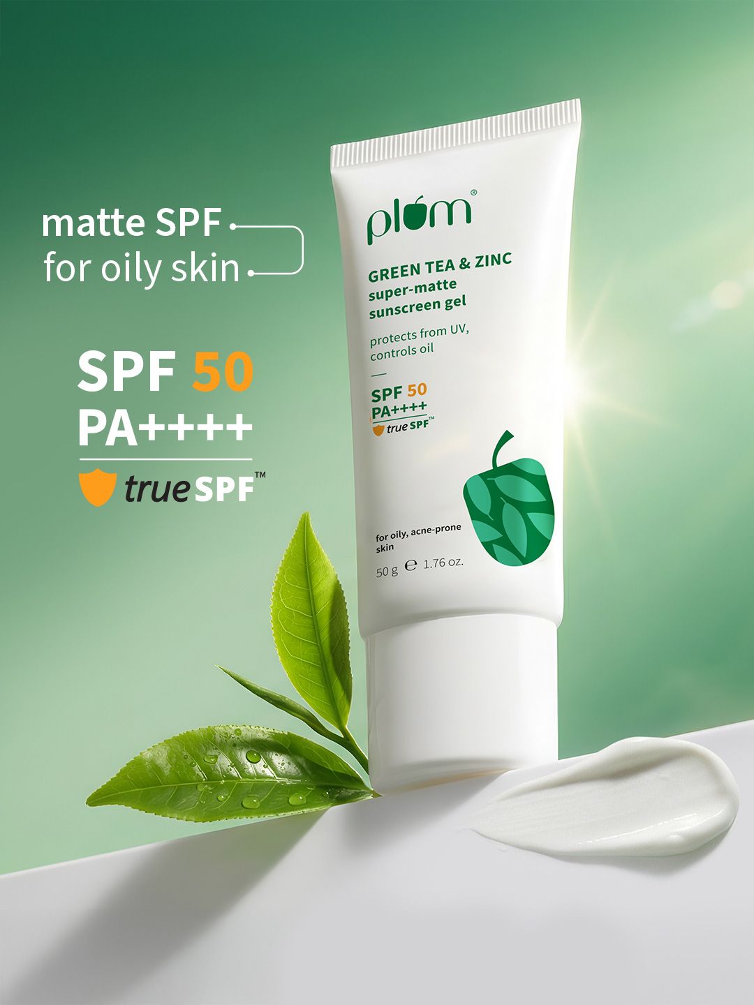 Plum Green Tea & Zinc Sunscreen Gel