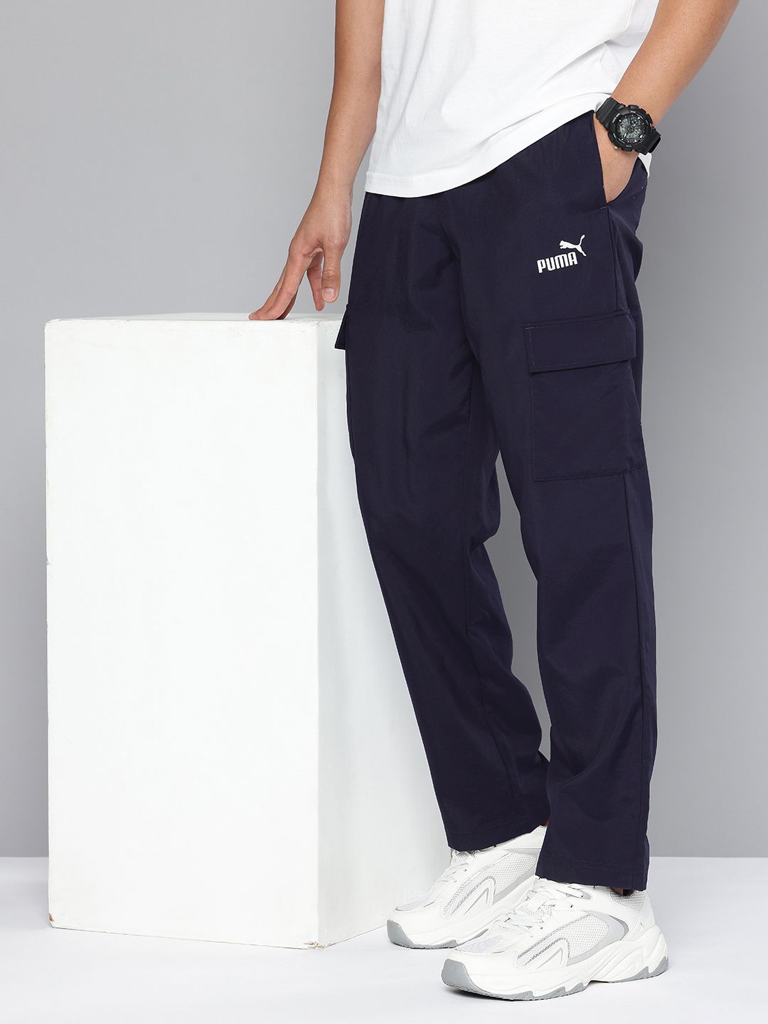 Puma Puma Men No. 1 Logo Woven Cargos Track Pants
