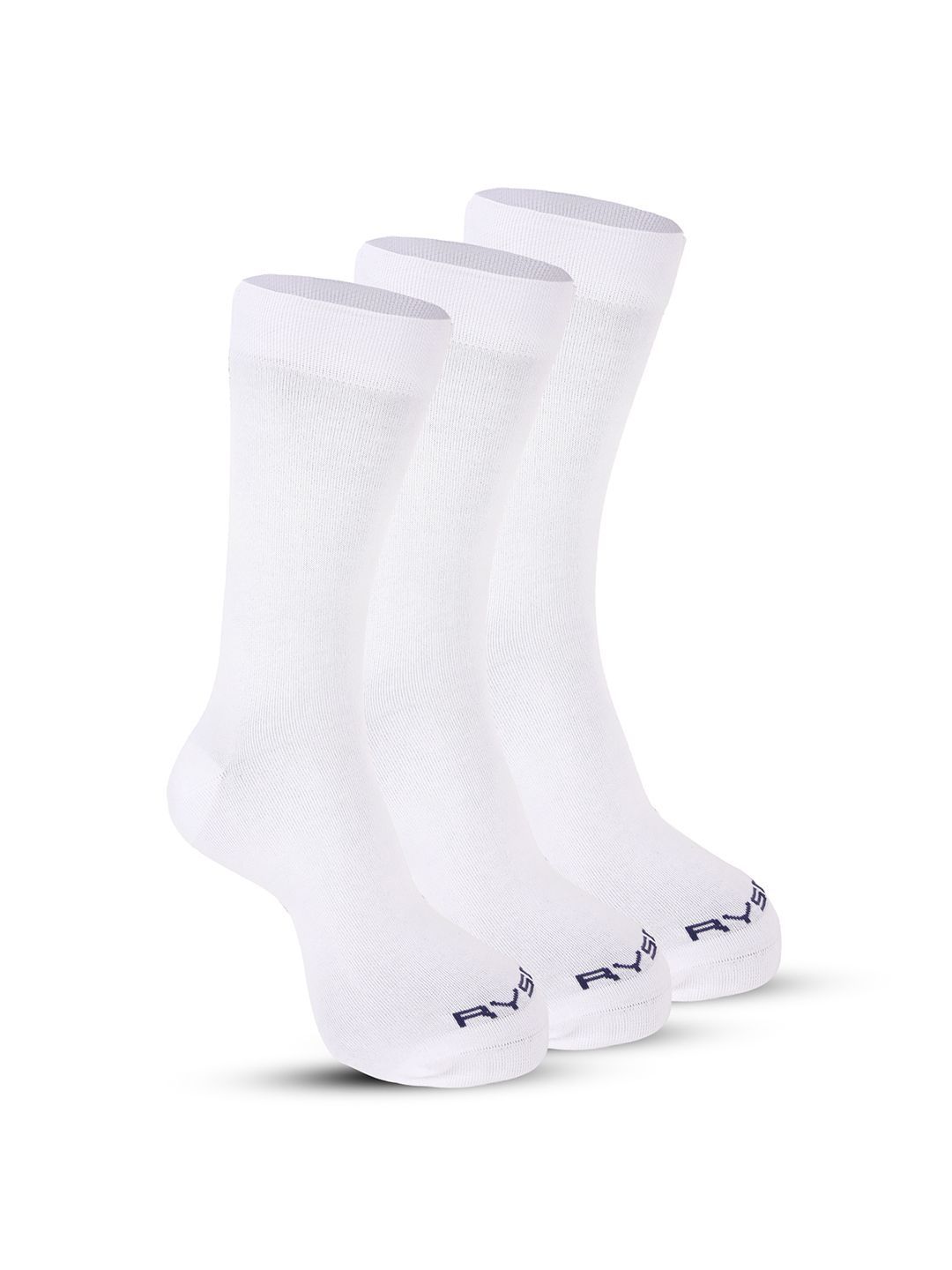 RYSN Men Pack of 3 Cotton Calf Length Socks