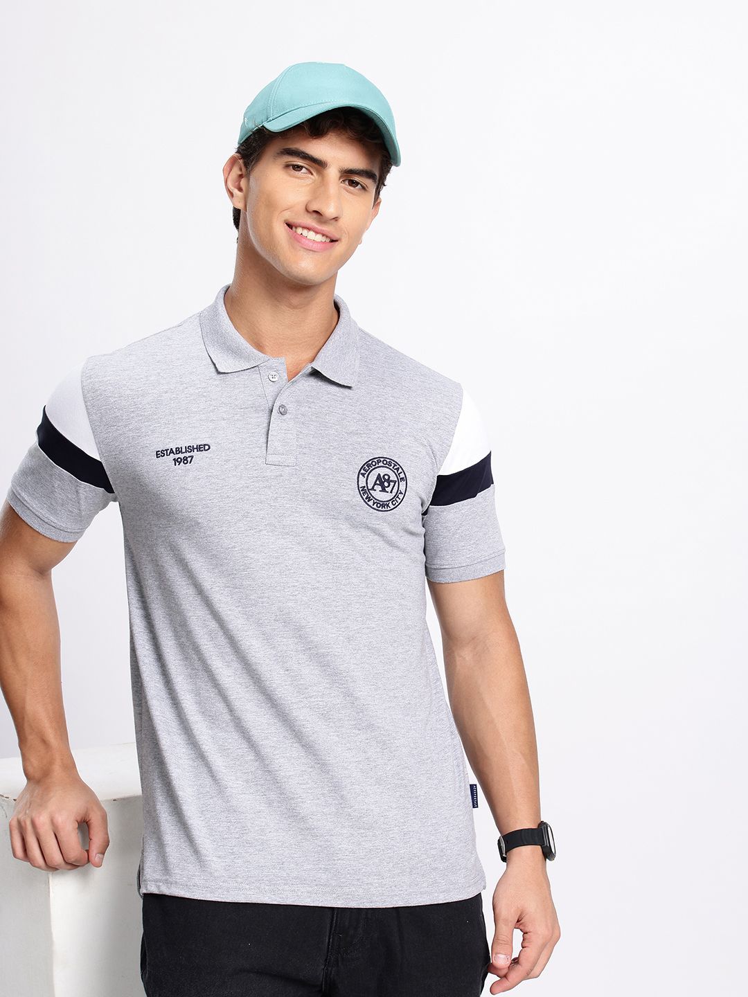 Aeropostale Polo Collar Pure Cotton T-shirt