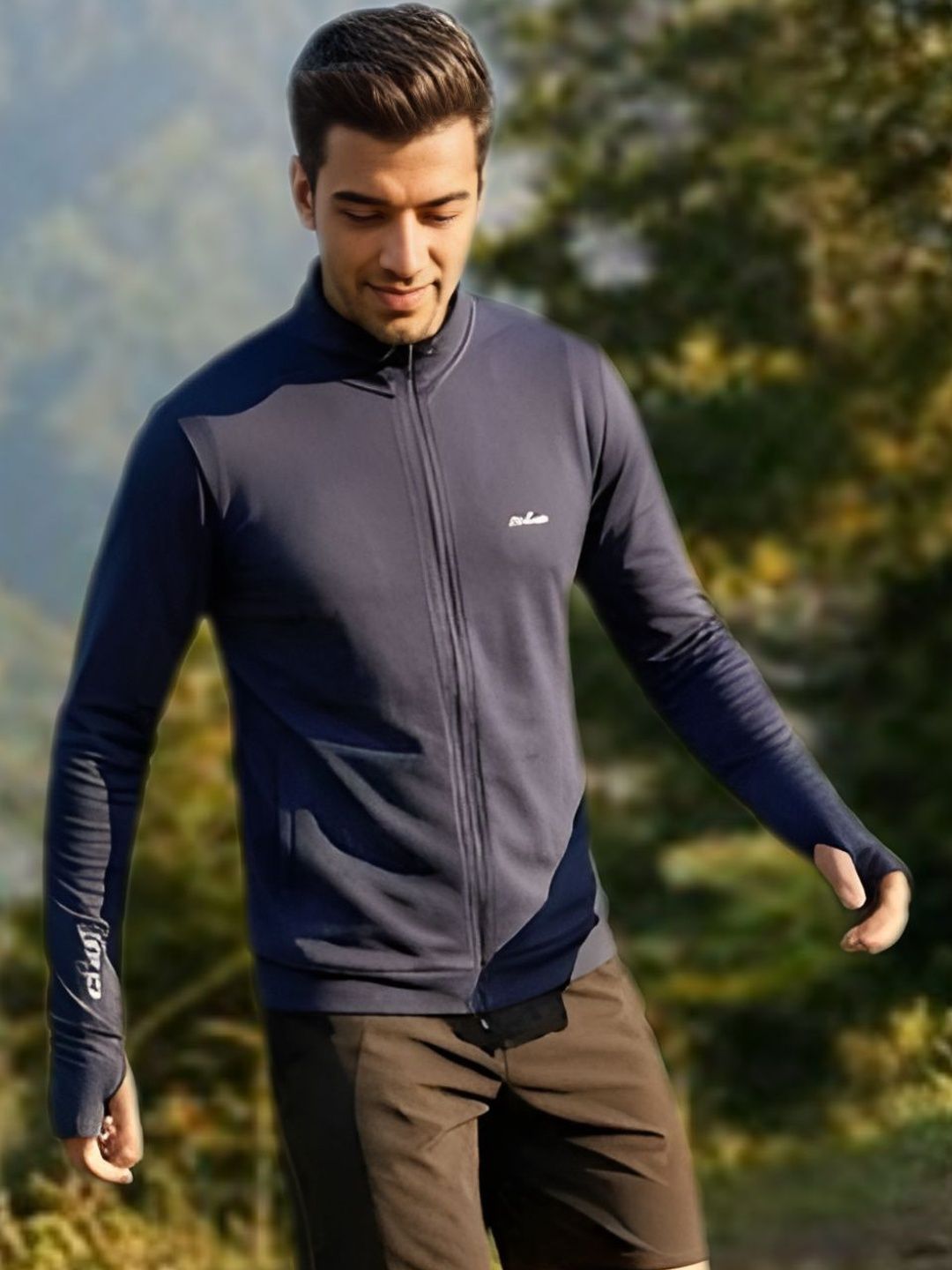 CARABA Men Lightweight Outdoor Sporty Jacket