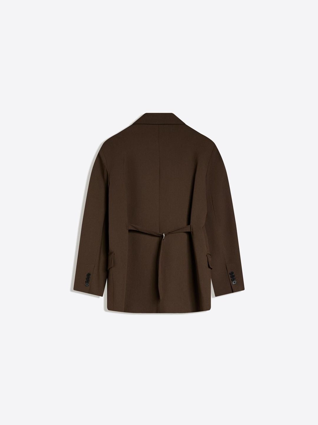 Blazer With Back Buckle
