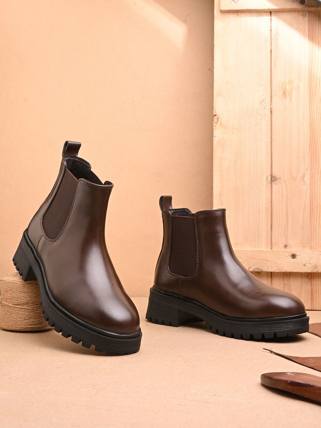 Eego Italy Eego Italy Women Round Toe Slip-On Chelsea Boots