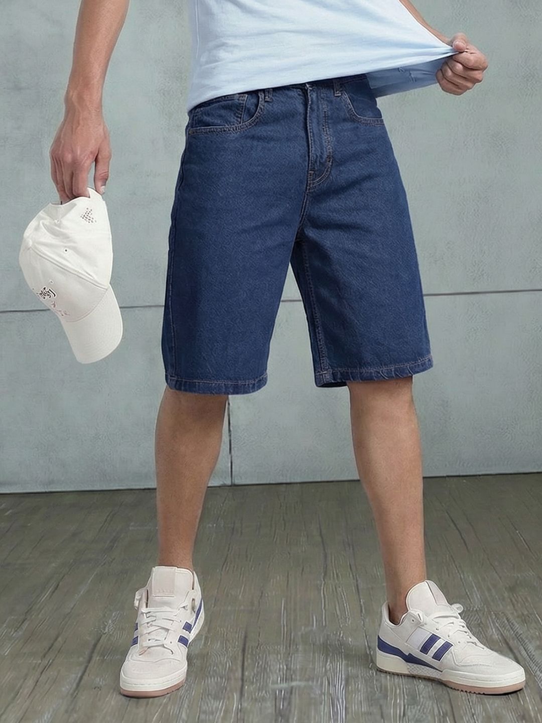 Relaxed Fit Jorts The Roadster Life Co. Mid-Rise Relaxed Fit Jorts