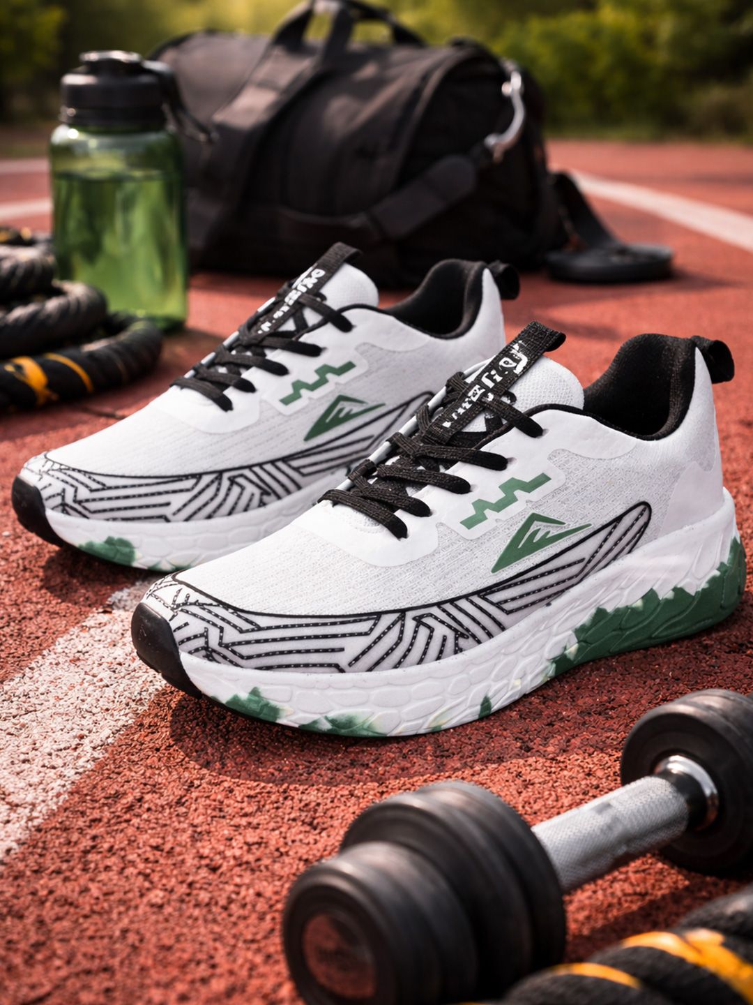 Ajanta Neo-Glide Pacer Men Mesh Walking Non-Marking Shoes