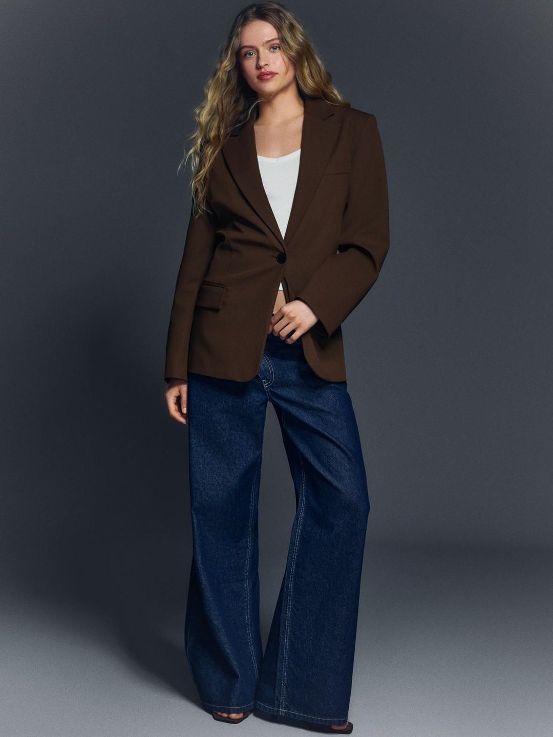 Blazer With Back Buckle