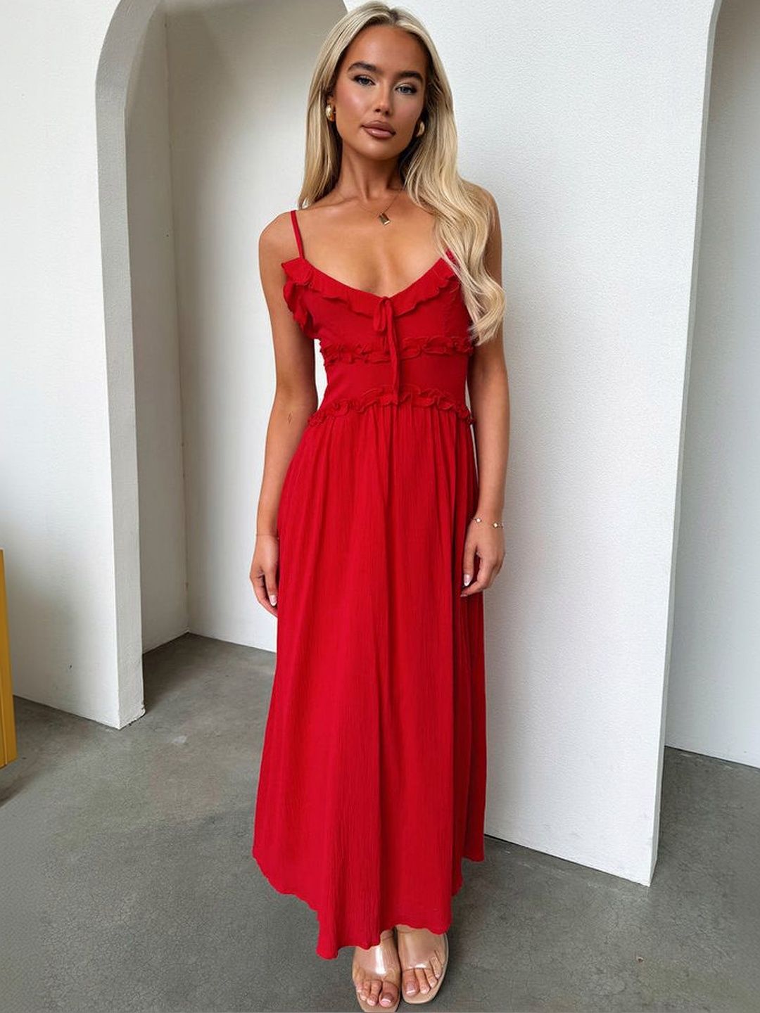 what color shoes goes with bright red a line dresses for girls - polopan  looks