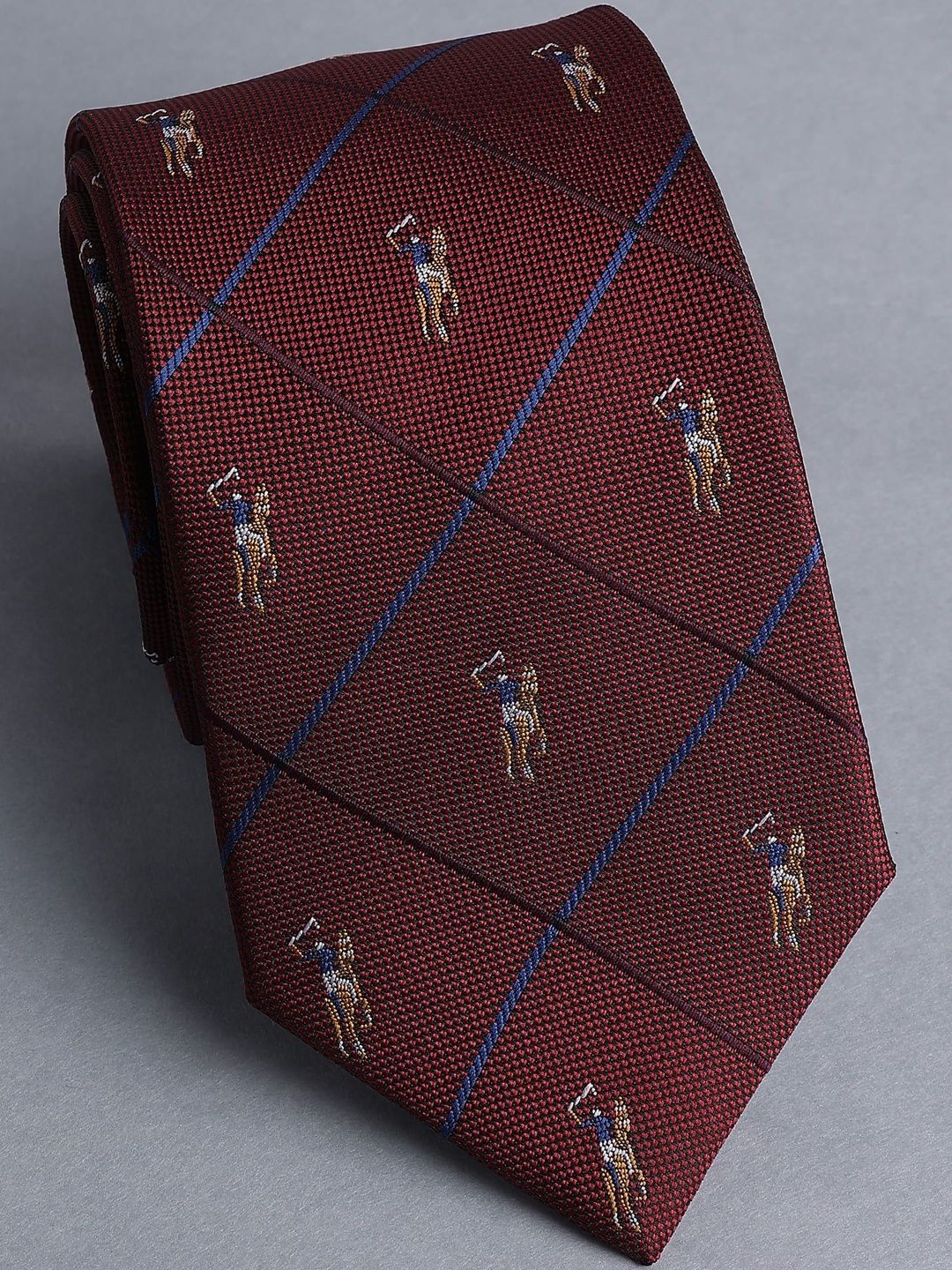 Alvaro Castagnino Men Checked Broad Tie