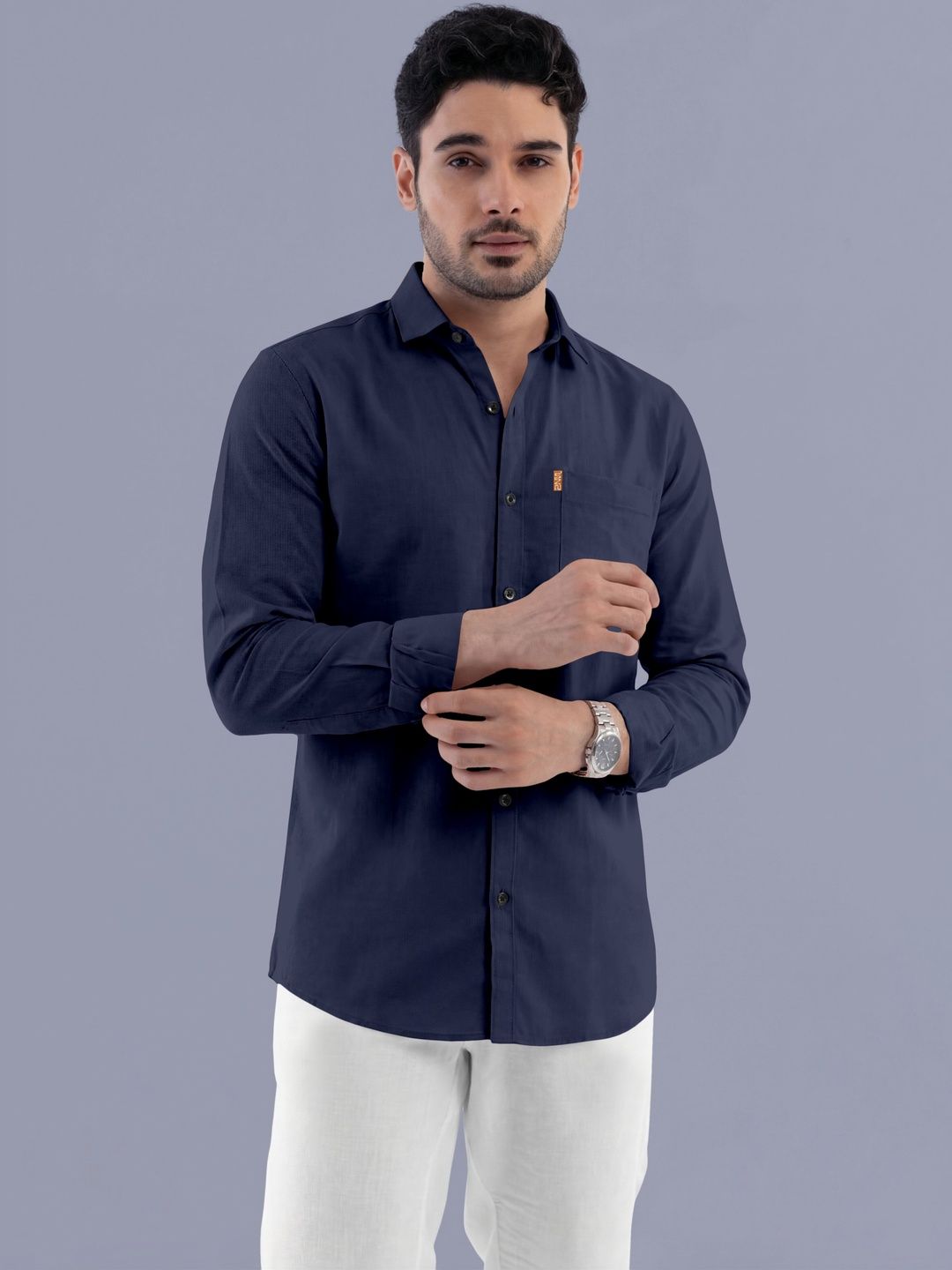 SZN Men Slim Fit Casual Shirt