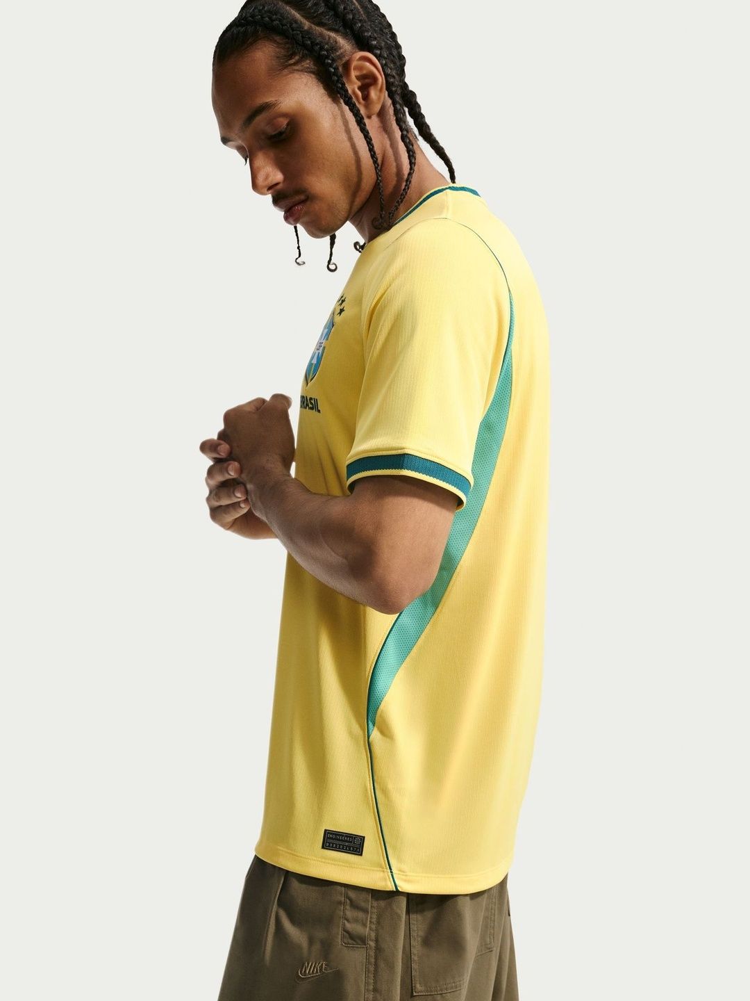 Brazil 2026 Stadium Home 's Dri-FIT Football Replica Jersey