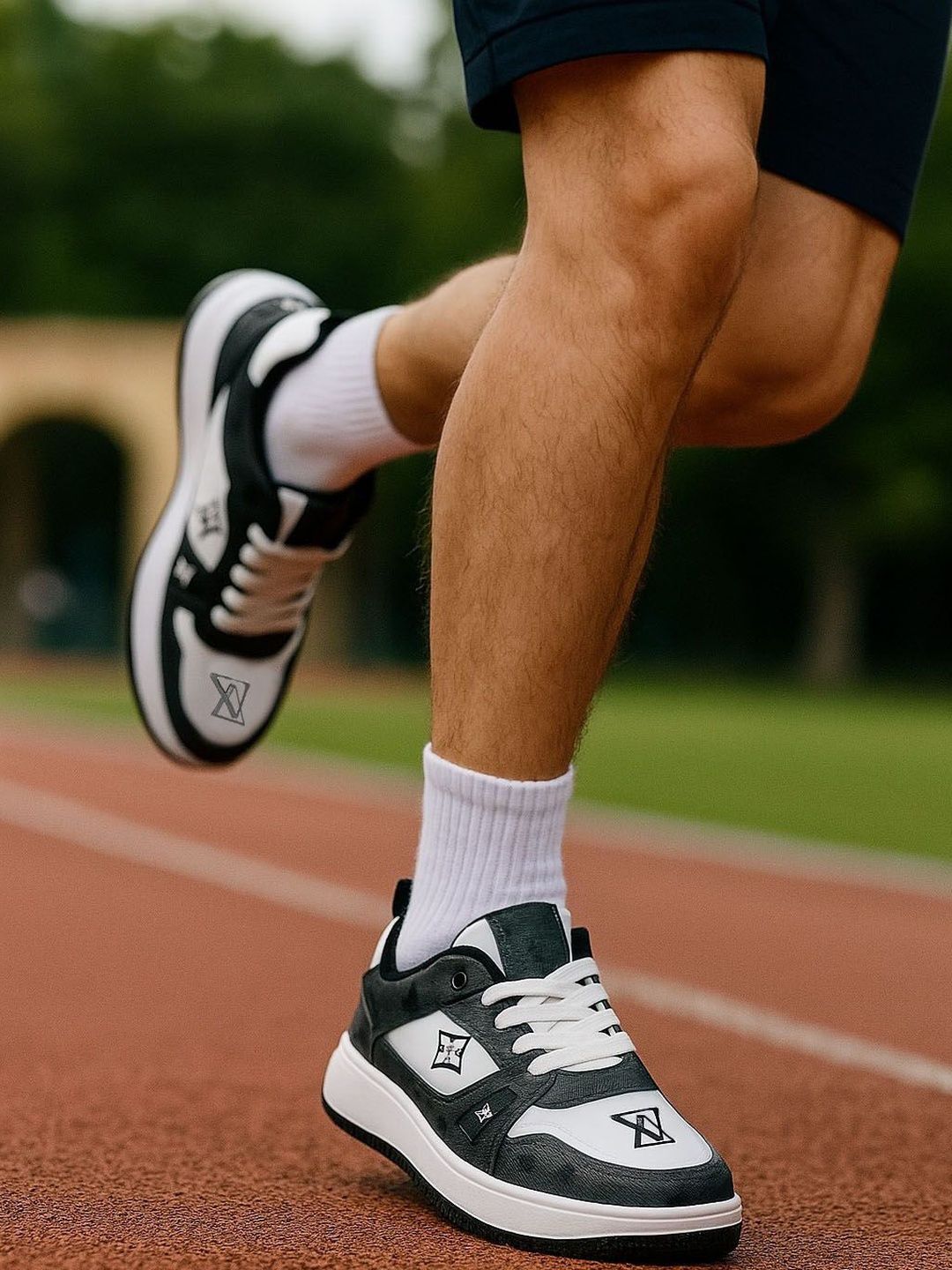 FABBMATE Men Walking Non-Marking Shoes