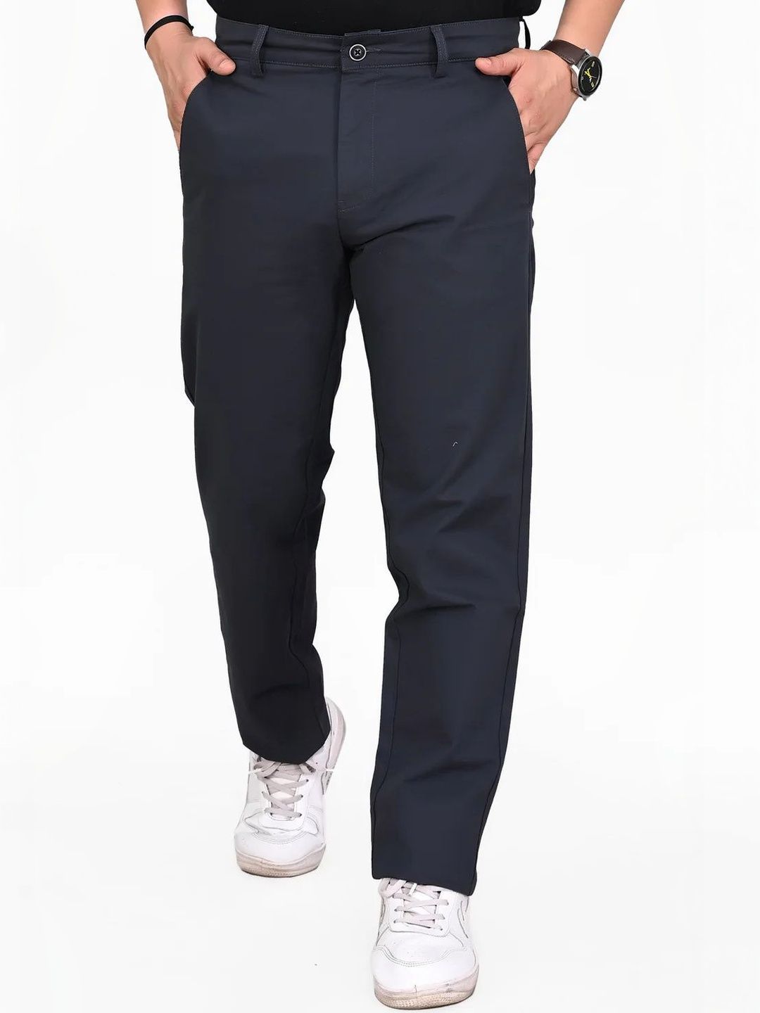 LNC Men Comfort Slim Fit Trousers