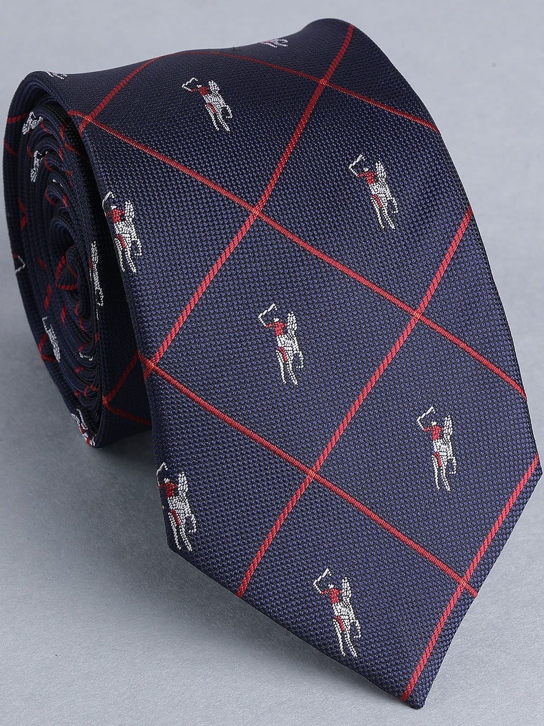 Alvaro Castagnino Men Checked Broad Tie