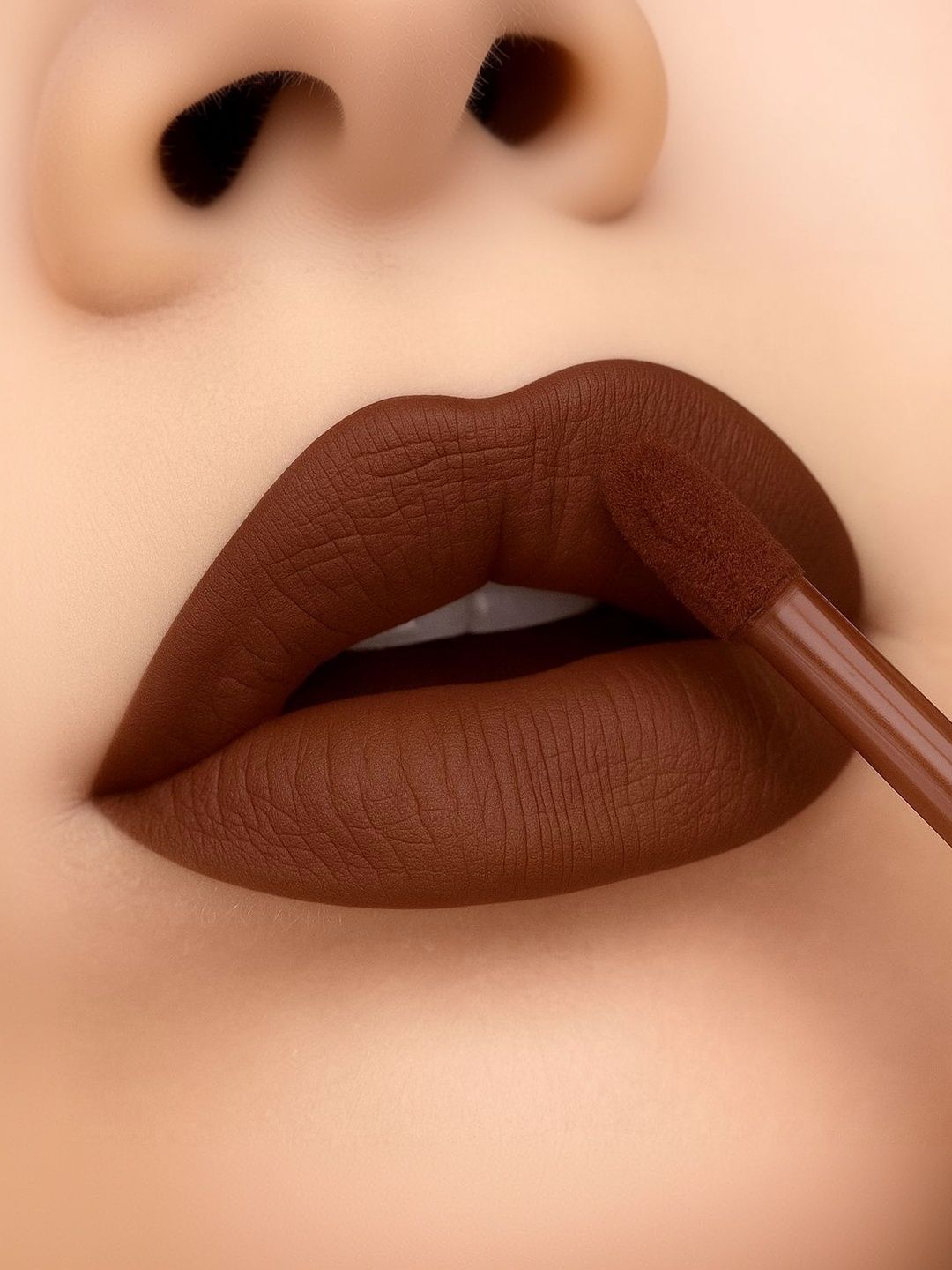 BELLABLOOM Long Lasting Matte Liquid Lipstick - 5 ml - Coffee Brown