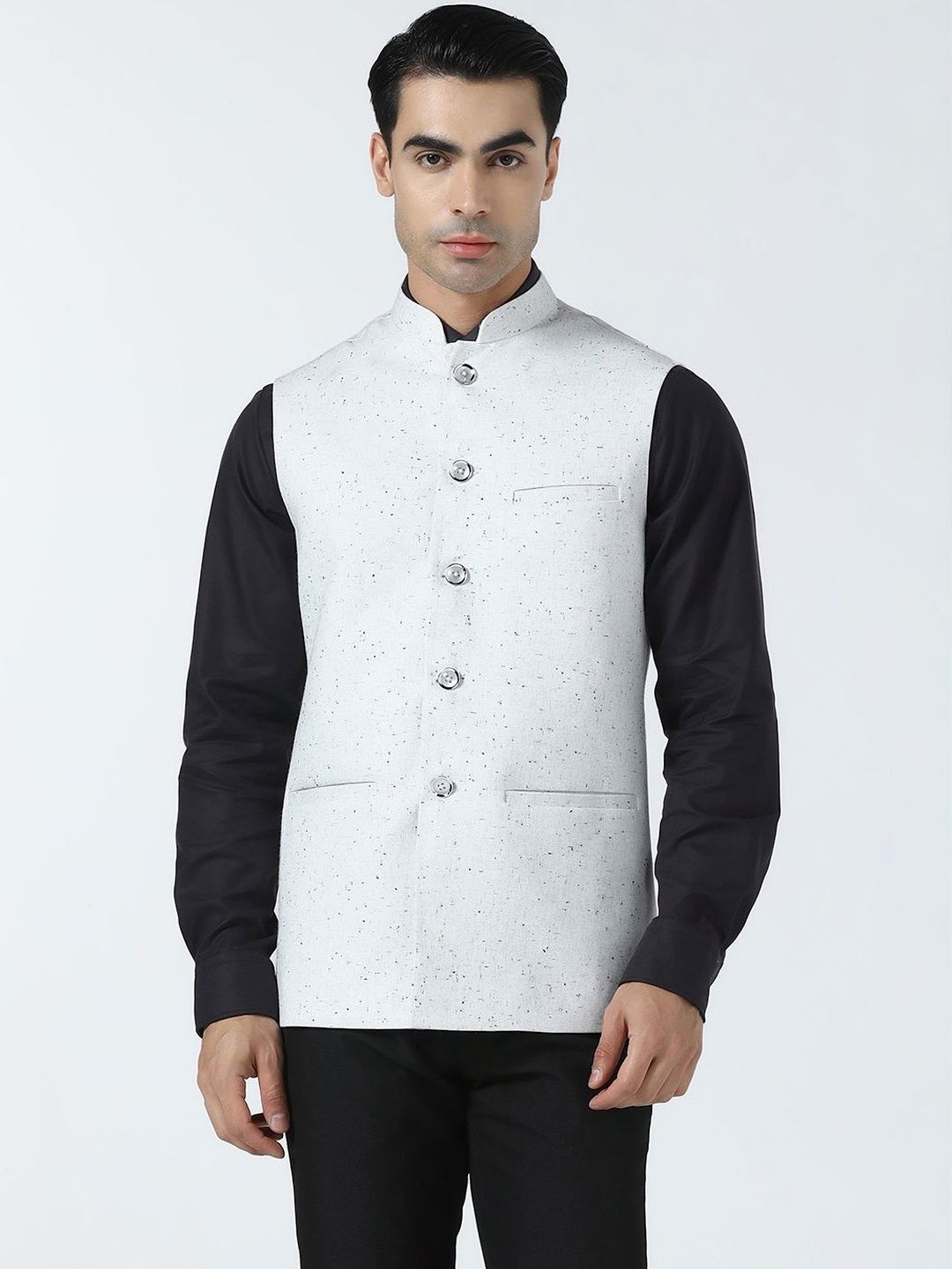 TAHVO Woven Design Nehru Jackets