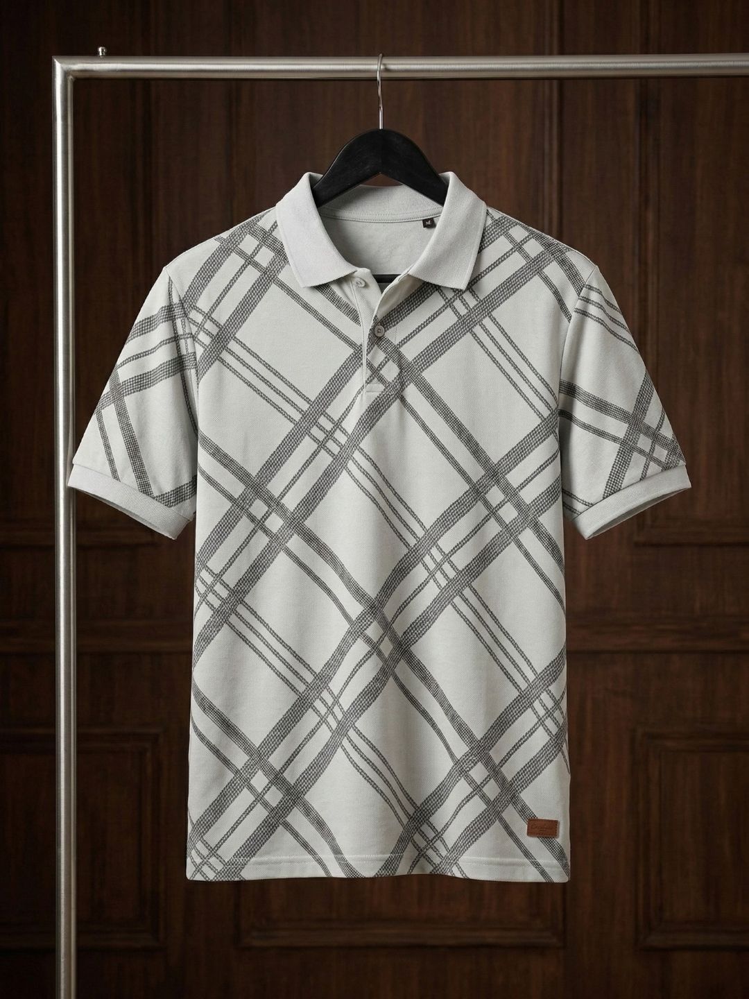 CLUB 44 Men Printed Polo Collar T-shirt