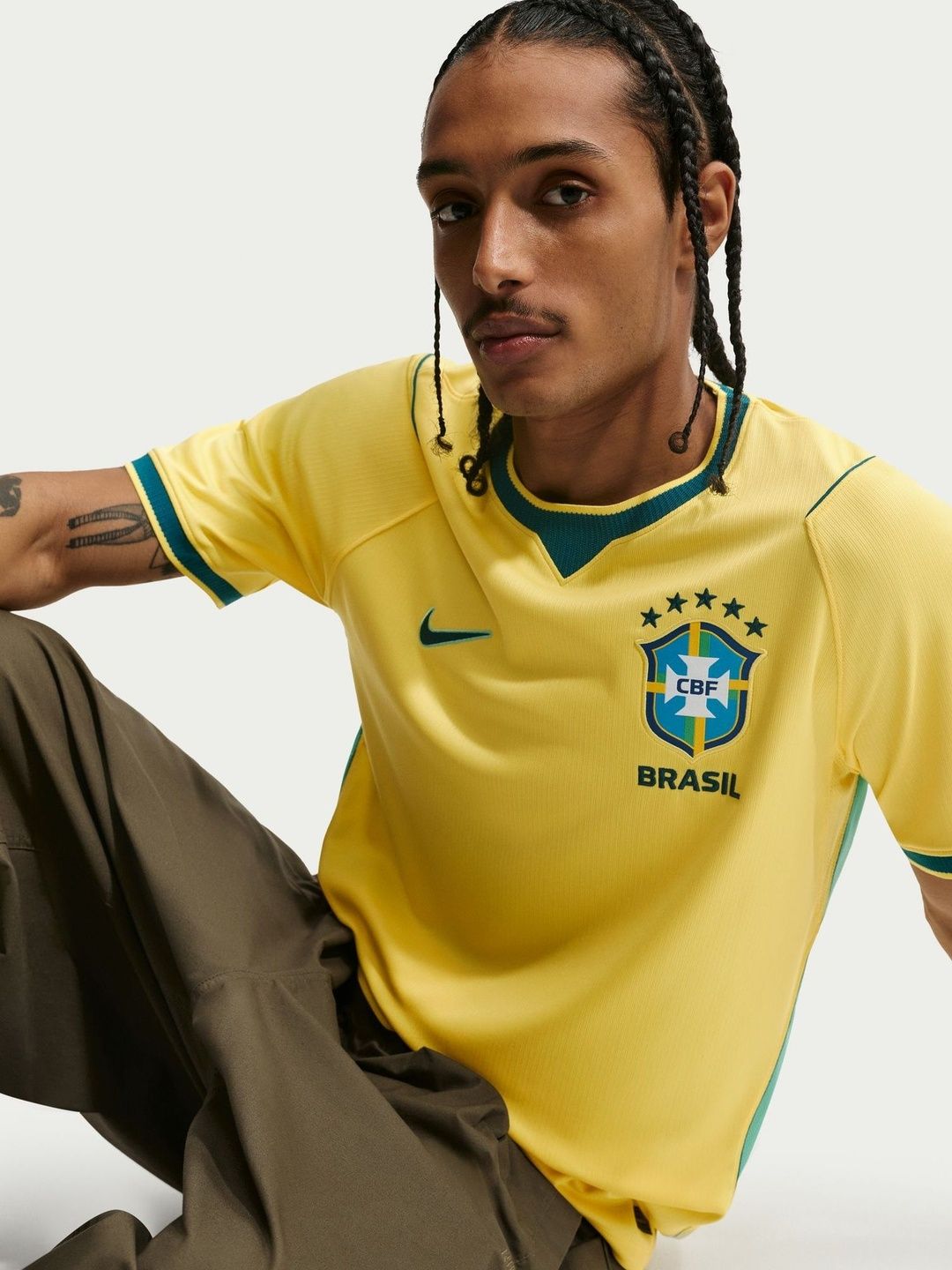 Brazil 2026 Stadium Home 's Dri-FIT Football Replica Jersey