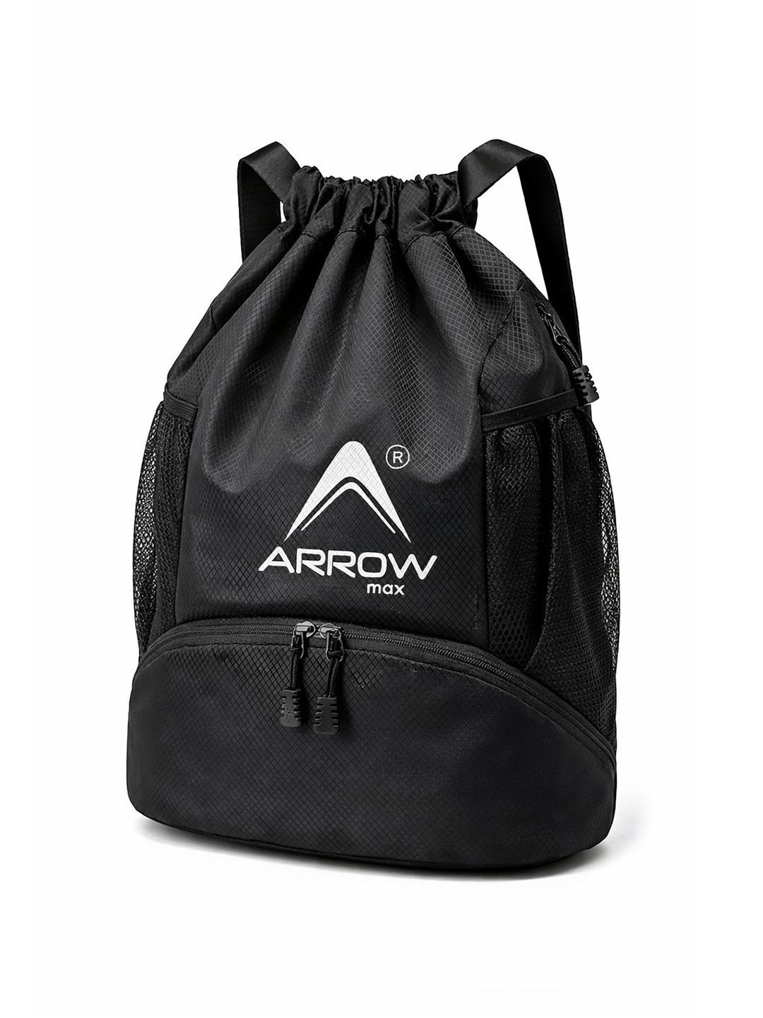 ARROWMAX Unisex Brand Logo Backpack with Shoe Pocket