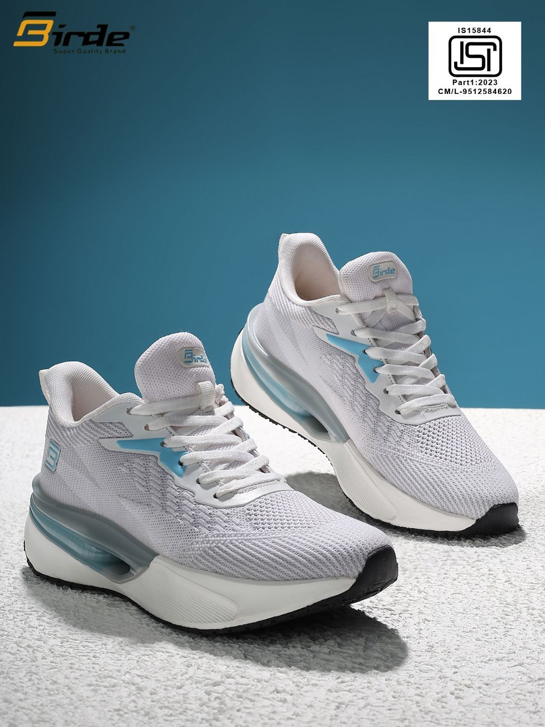 BIRDE Men Mesh Running Non-Marking Shoes