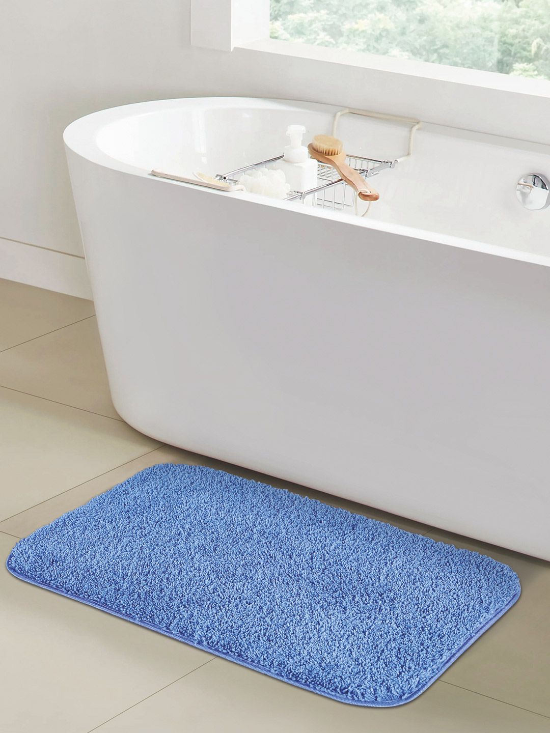 OBSESSIONS Pack Of 2 Blue Bath Rugs