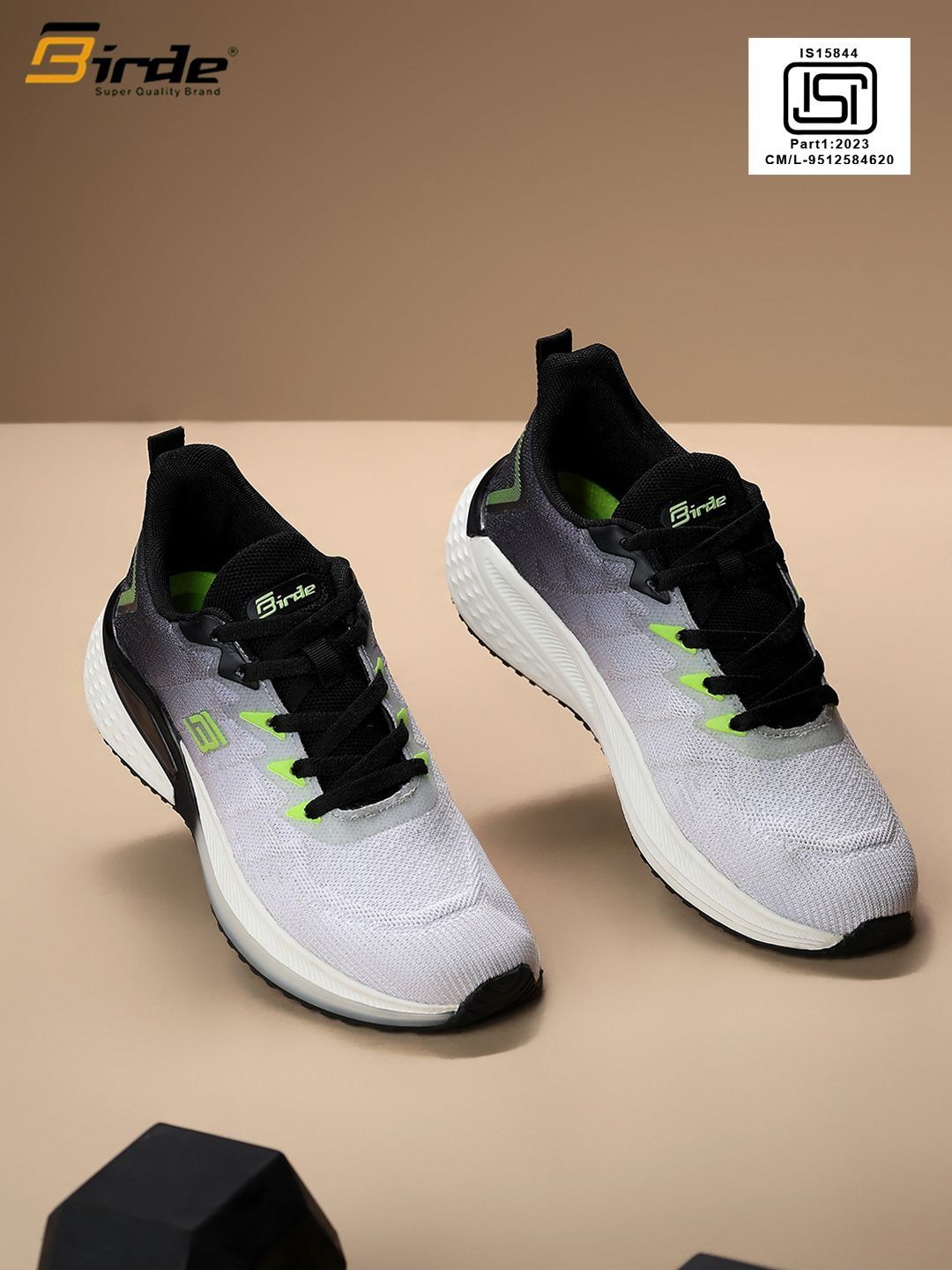 BIRDE Men Mesh Running Non-Marking Shoes