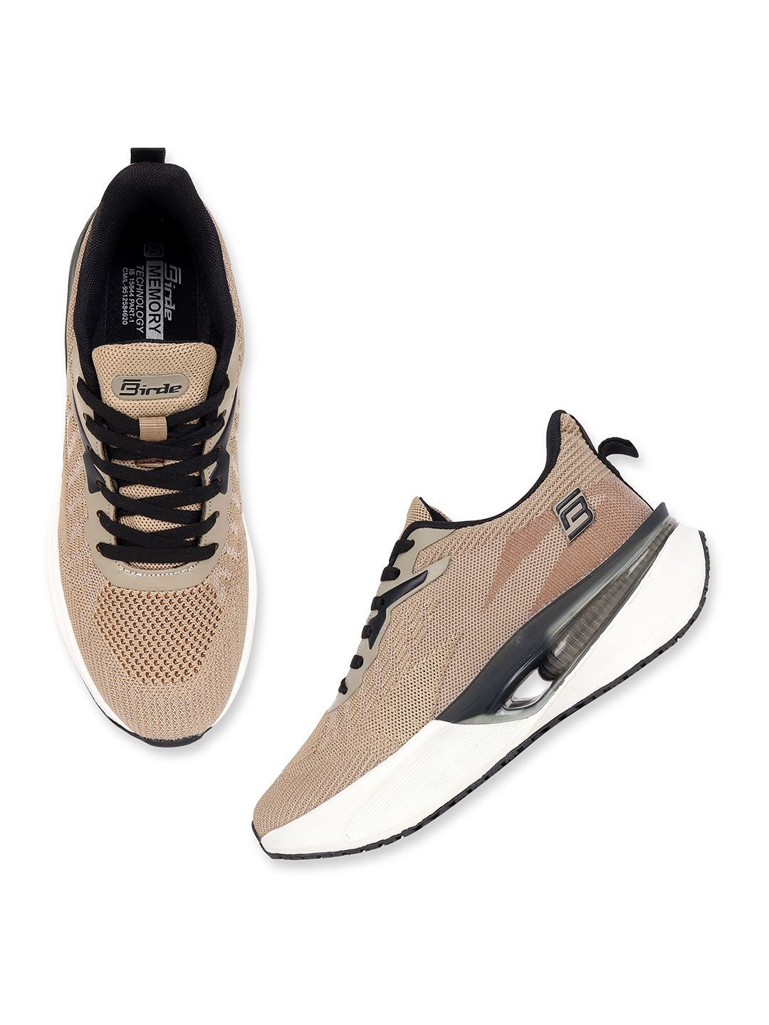 BIRDE Men Mesh Running Non-Marking Shoes