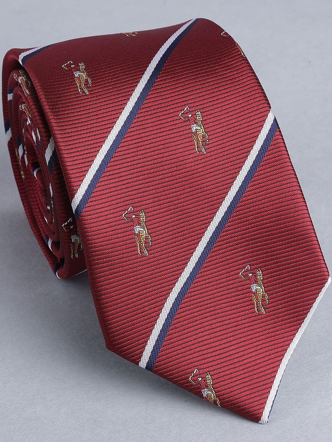 Alvaro Castagnino Men Striped Broad Tie