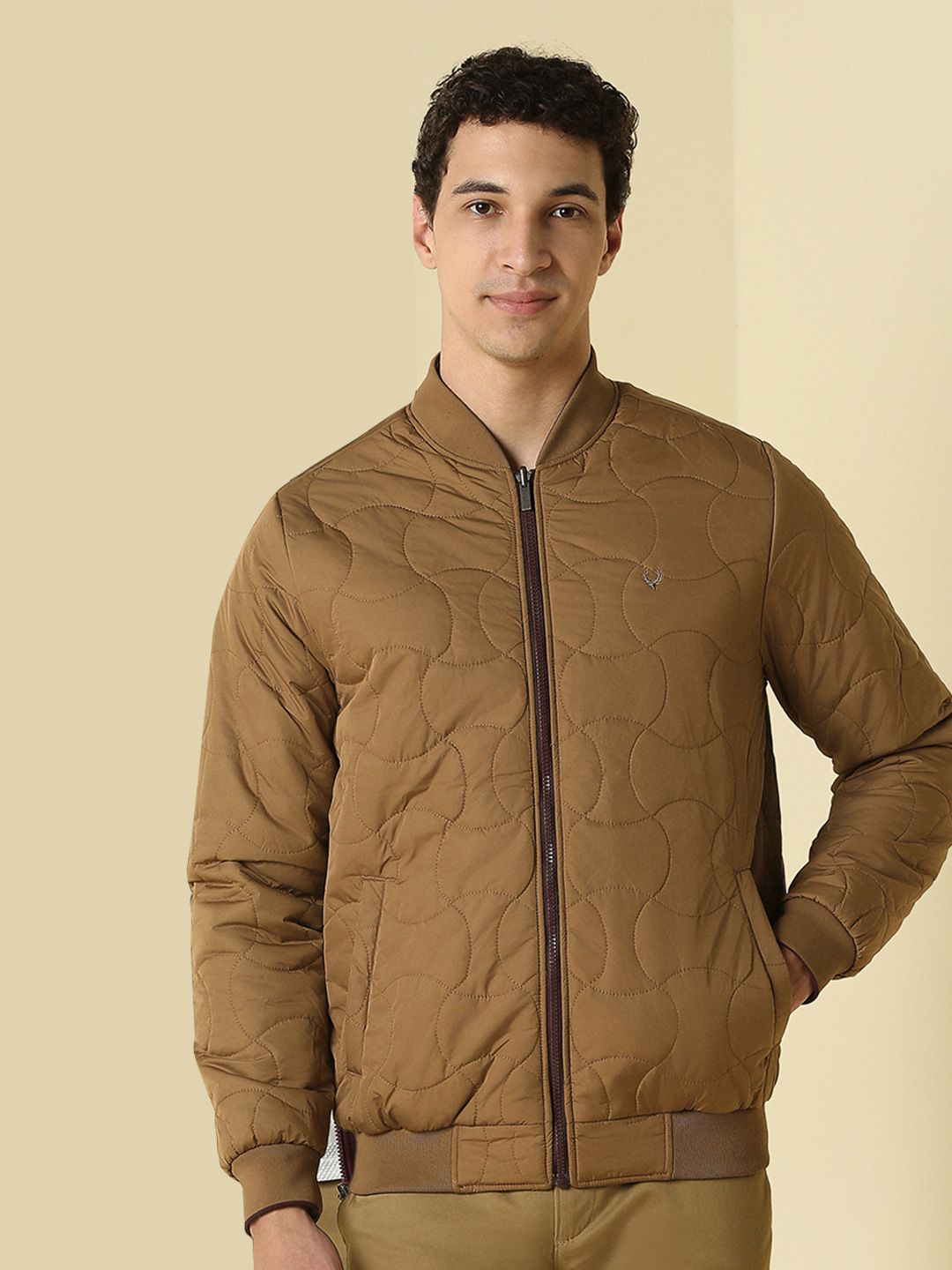 Allen Solly Men Open Front Jacket
