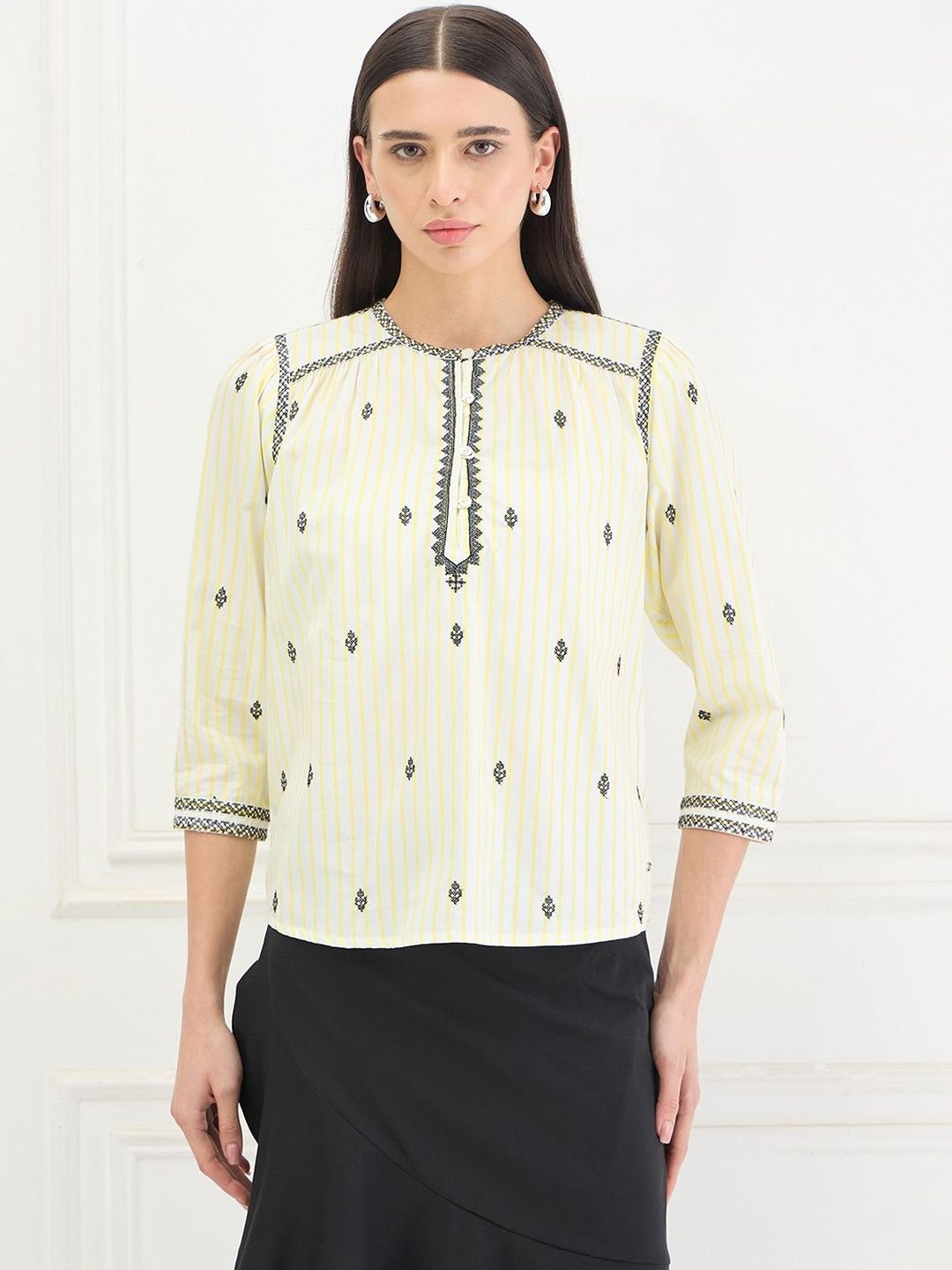 Elle Black Tops - Buy Elle Black Tops online in India