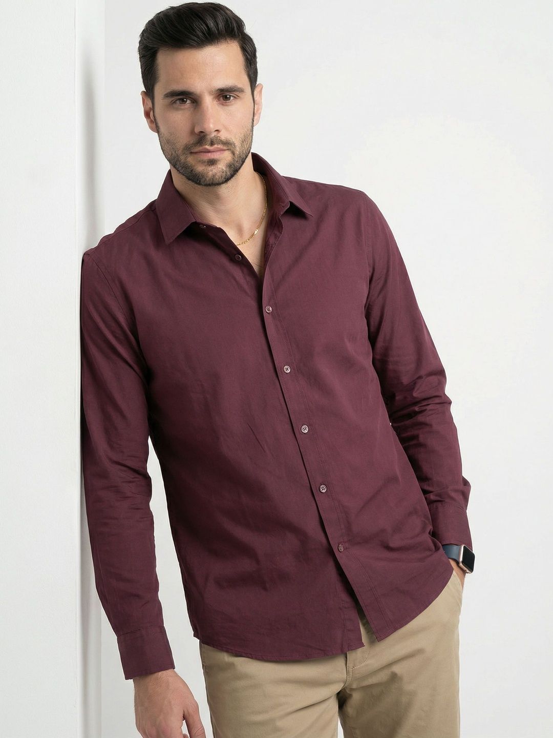 TRULOOM Men Relaxed Casual Shirt