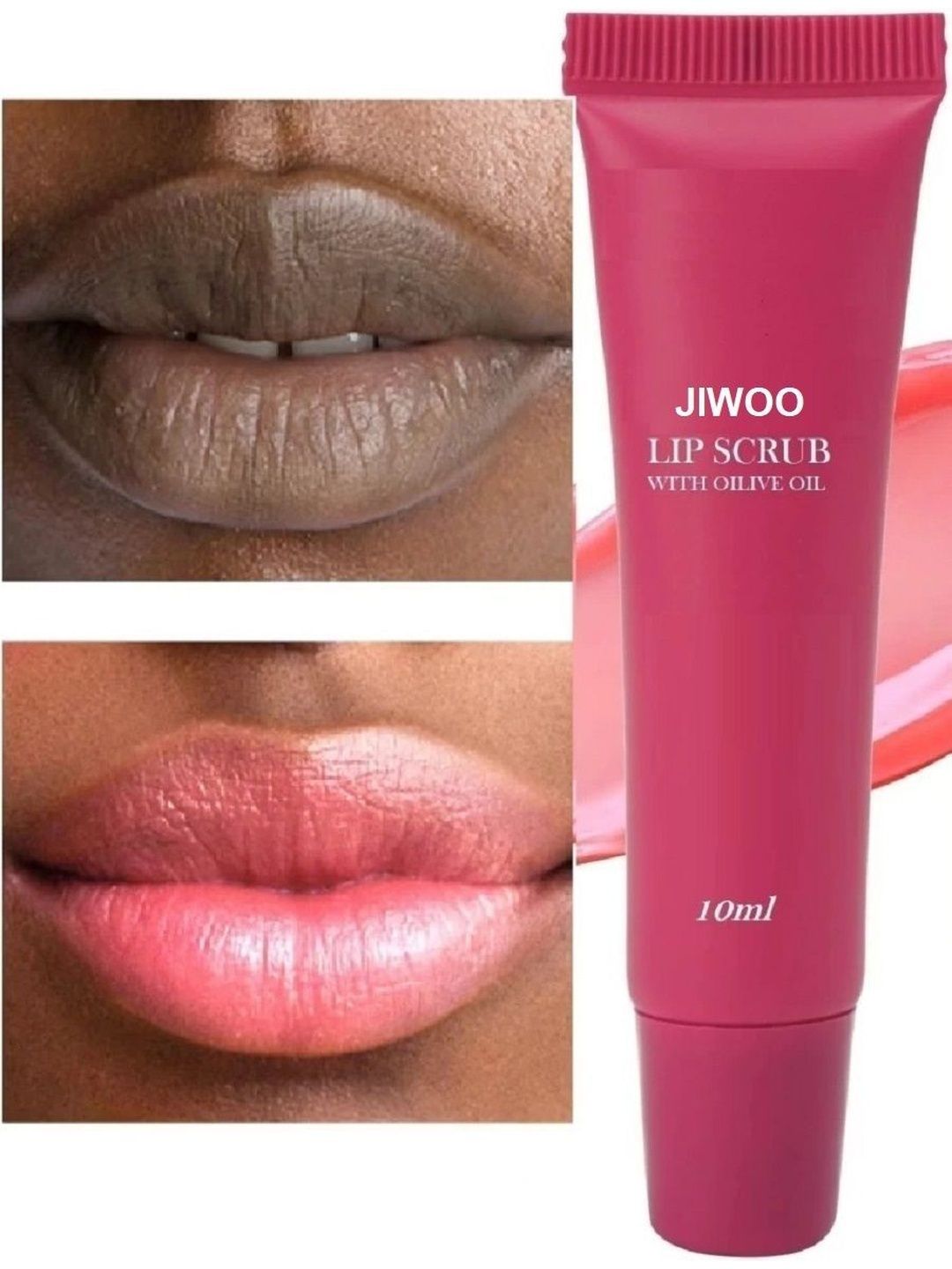 Jiwoo Olive Oil Lips Scrub For Pigmented - 10 g