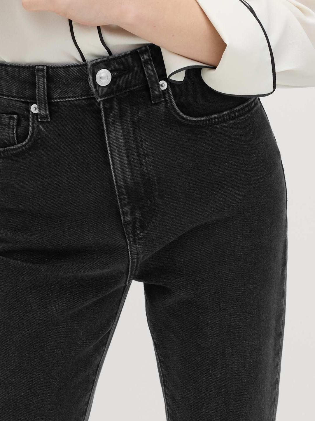 High Waisted Kickflare Cropped Jeans
