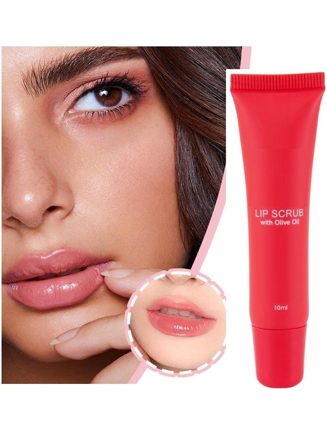 Jiwoo Olive Oil Lips Scrub For Pigmented - 10 g