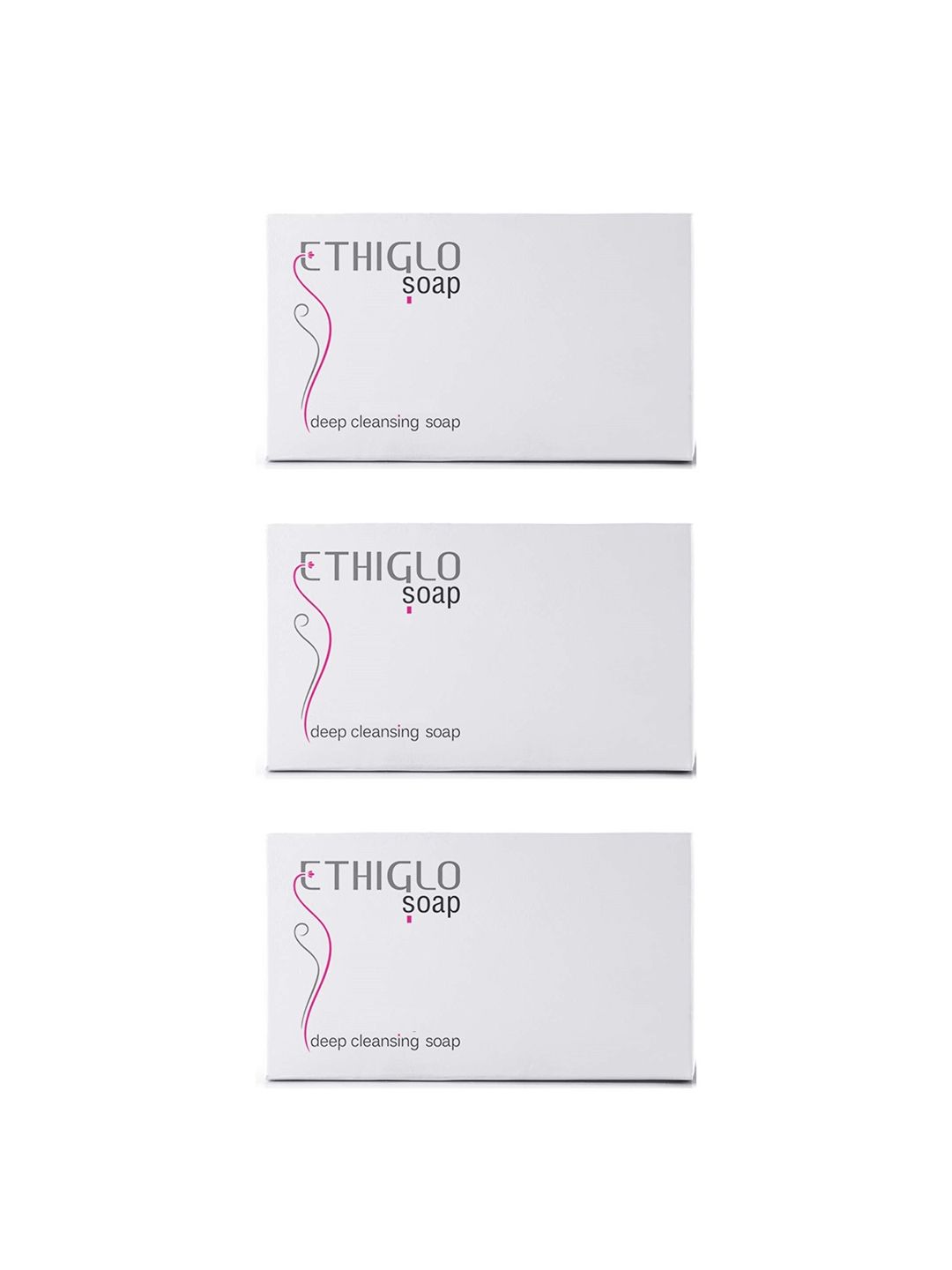 ETHIGLO Set Of 3 Deep Cleansing Soap With Kojic Acid - 75 g Each