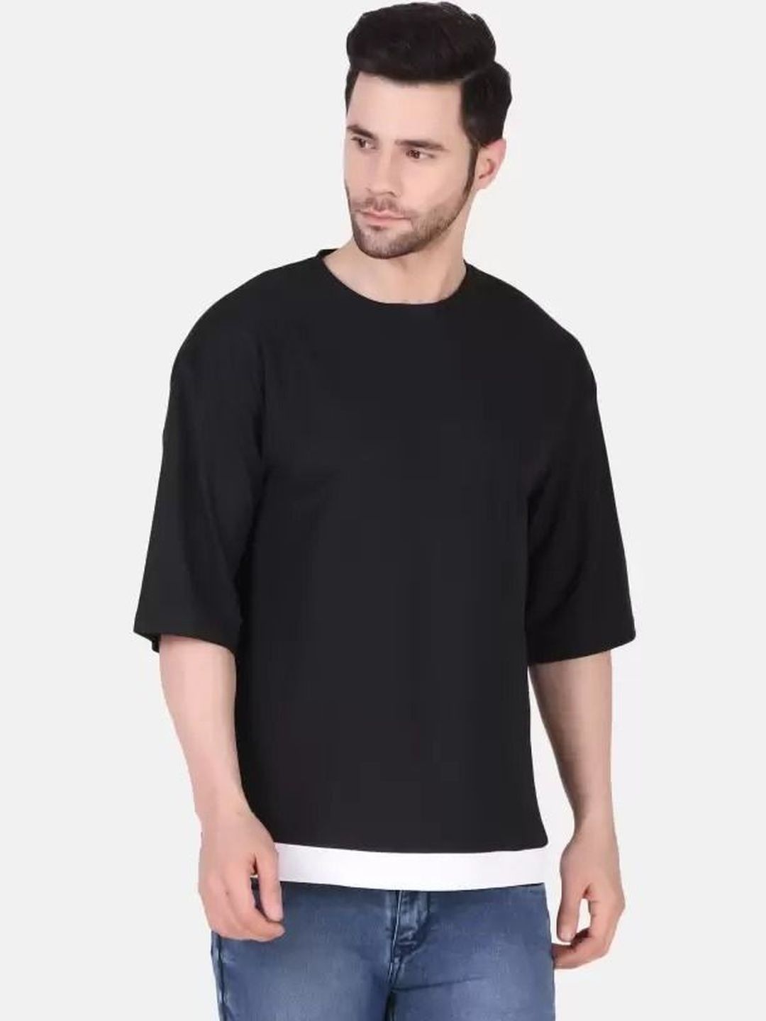 HOODLER Men Pure Cotton Blend T-shirt
