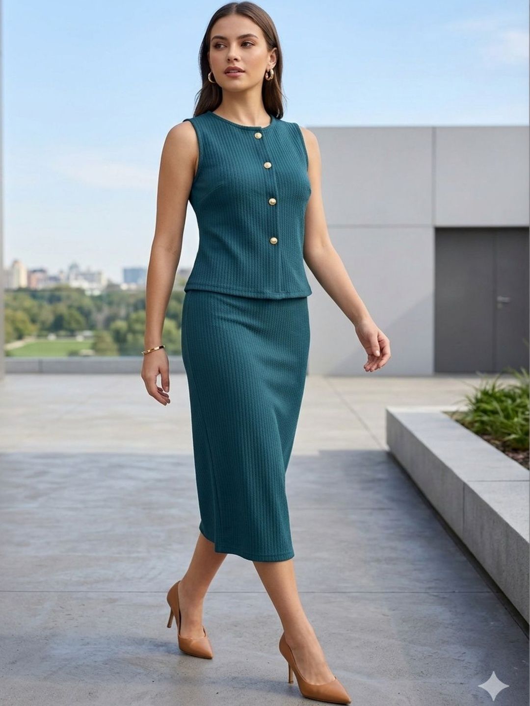 CORSICA Solid Top with Skirt