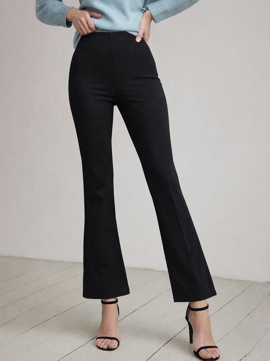 Women Slim Fit Trousers SASSAFRAS BASICS Women Slim Fit Trousers