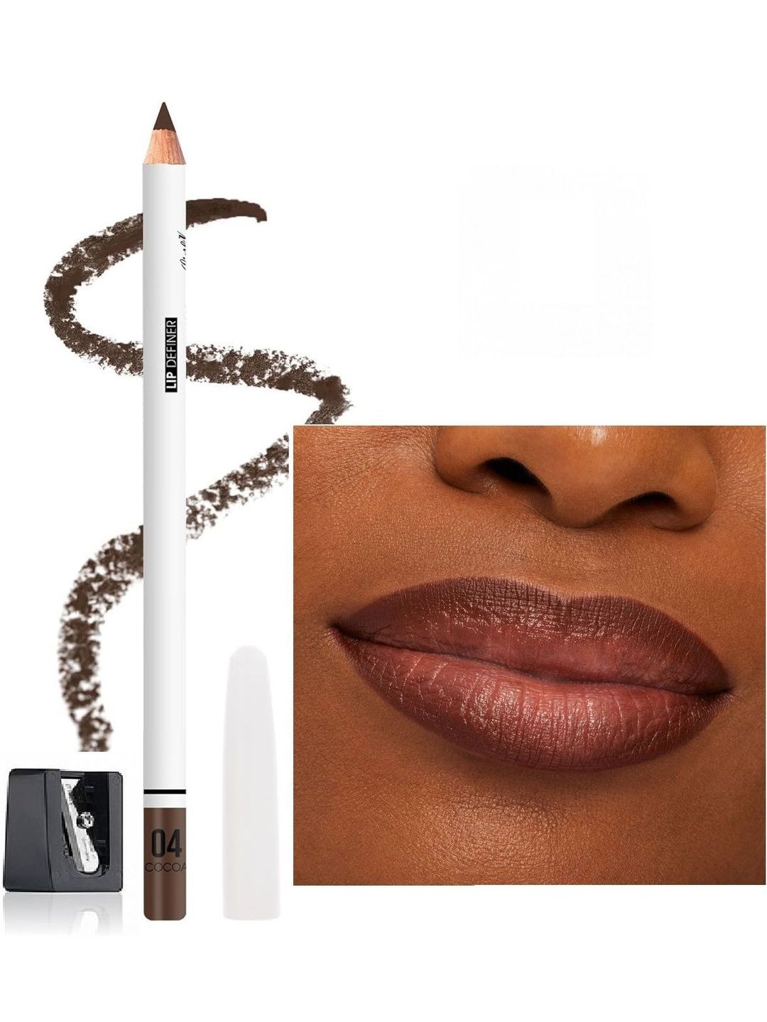 Jiwoo Waterproof Matte Lip Liner - 2 g - Brown