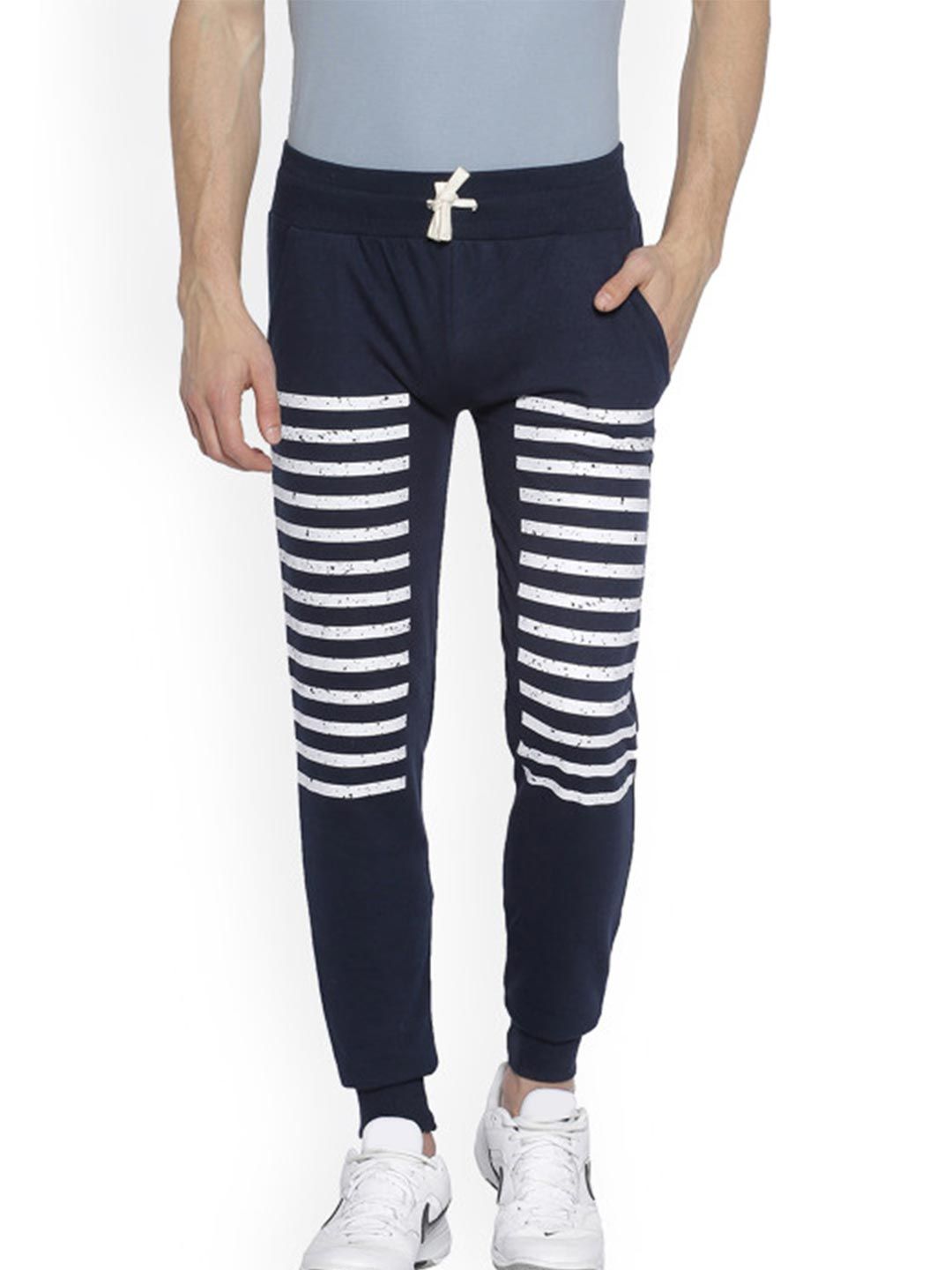 CAHOOT Men Regular Fit Striped Joggers
